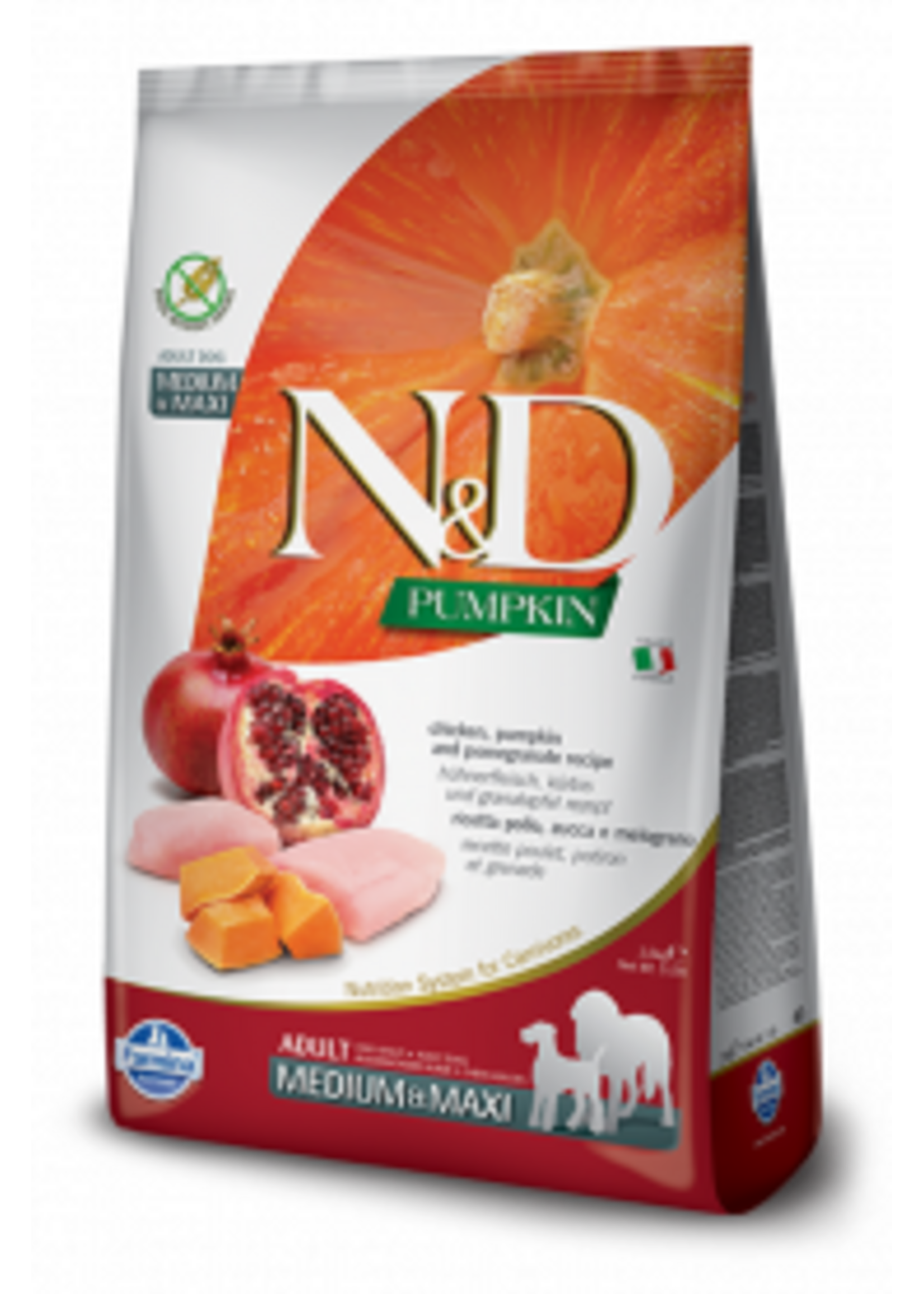Farmina Farmina N&D Dog Pumpkin Chicken & Pomegranate Med/Maxi