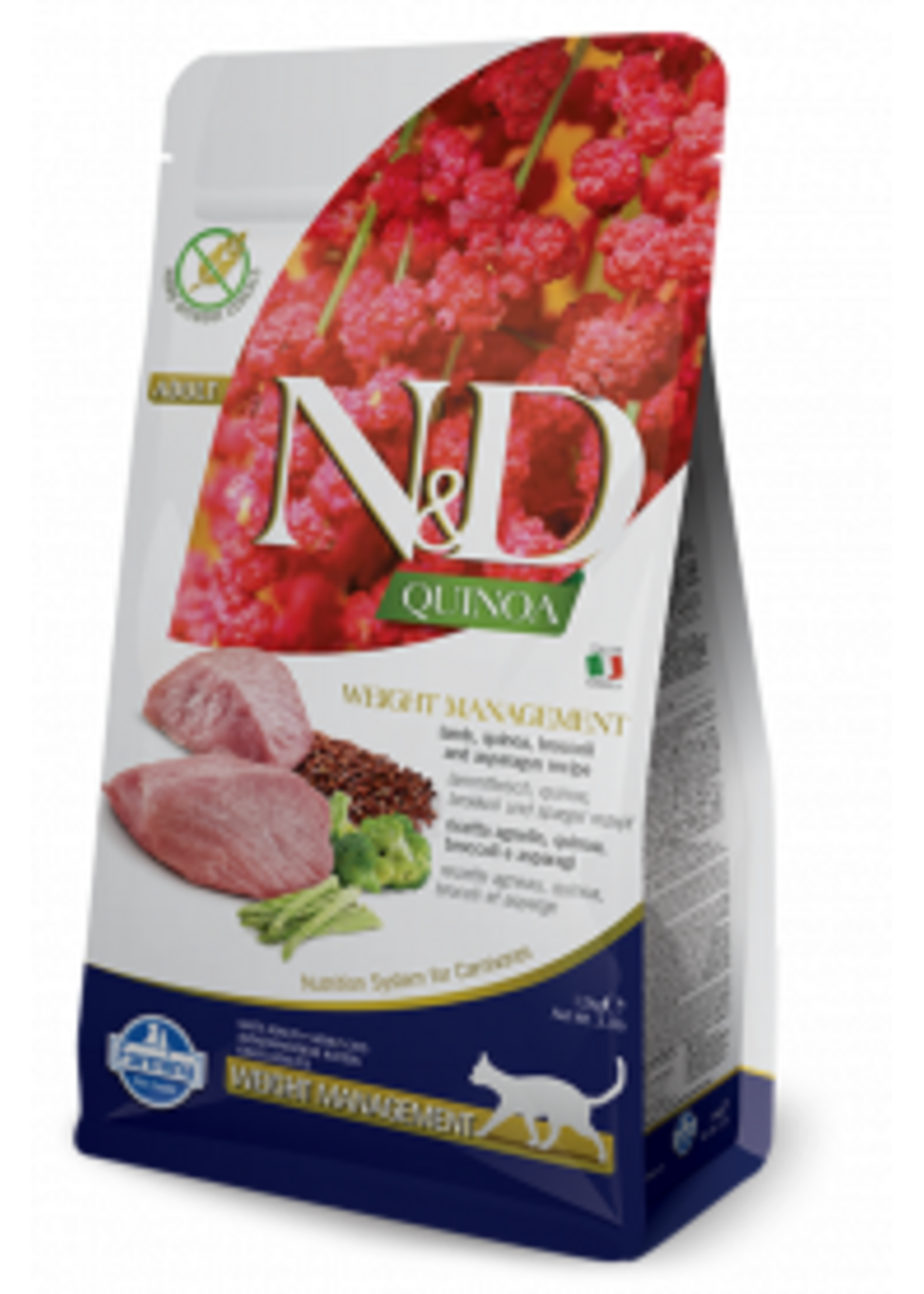 Farmina Farmina N&D Cat Quinoa Weight Management Lamb