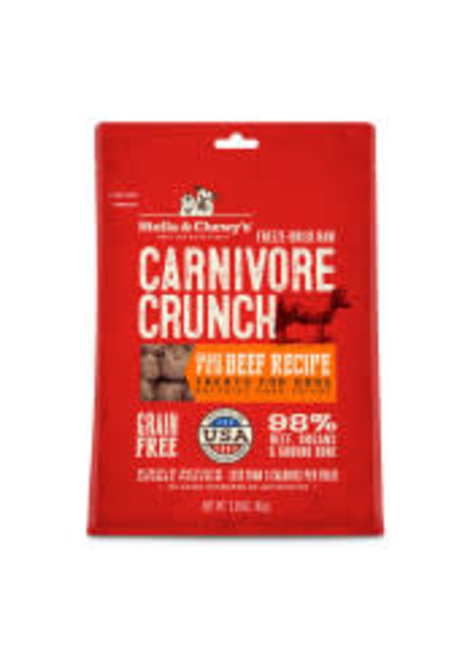 Stella and Chewy's Stella & Chewy's FD Carnivore Crunch Grass Fed Beef 3.25oz