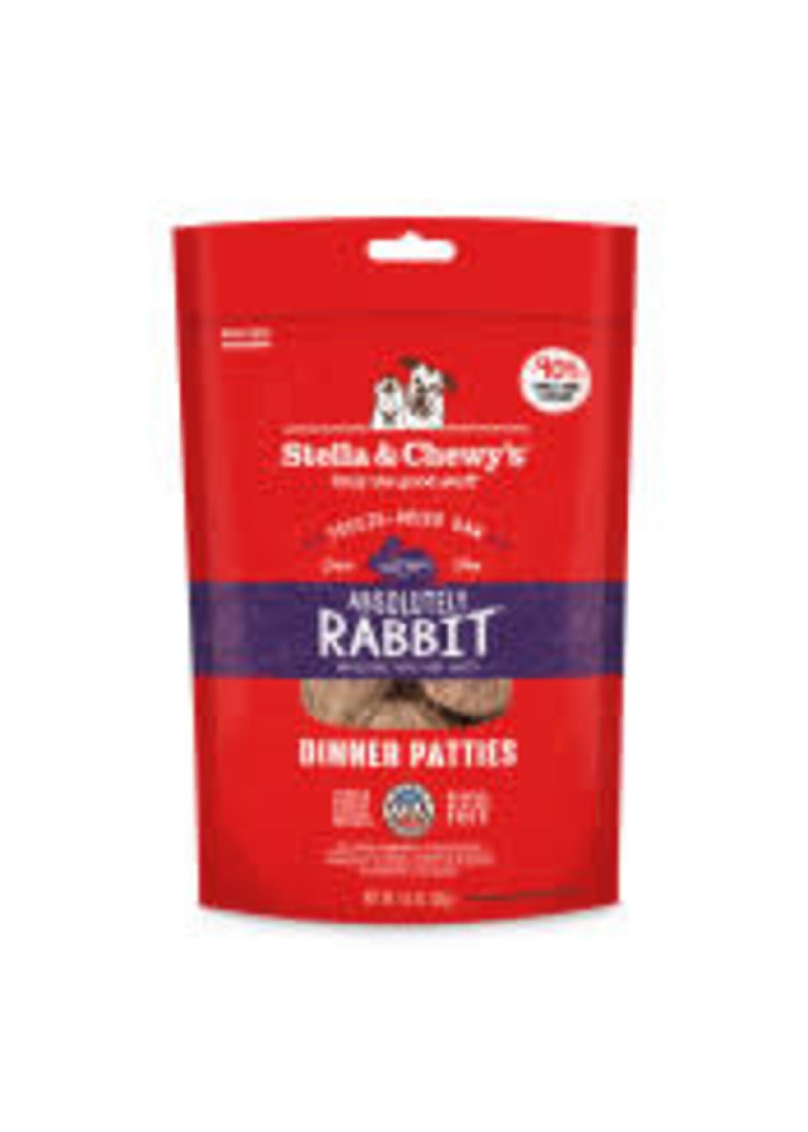 Stella and Chewy's Stella's FD Dinner Patties Absolutely Rabbit