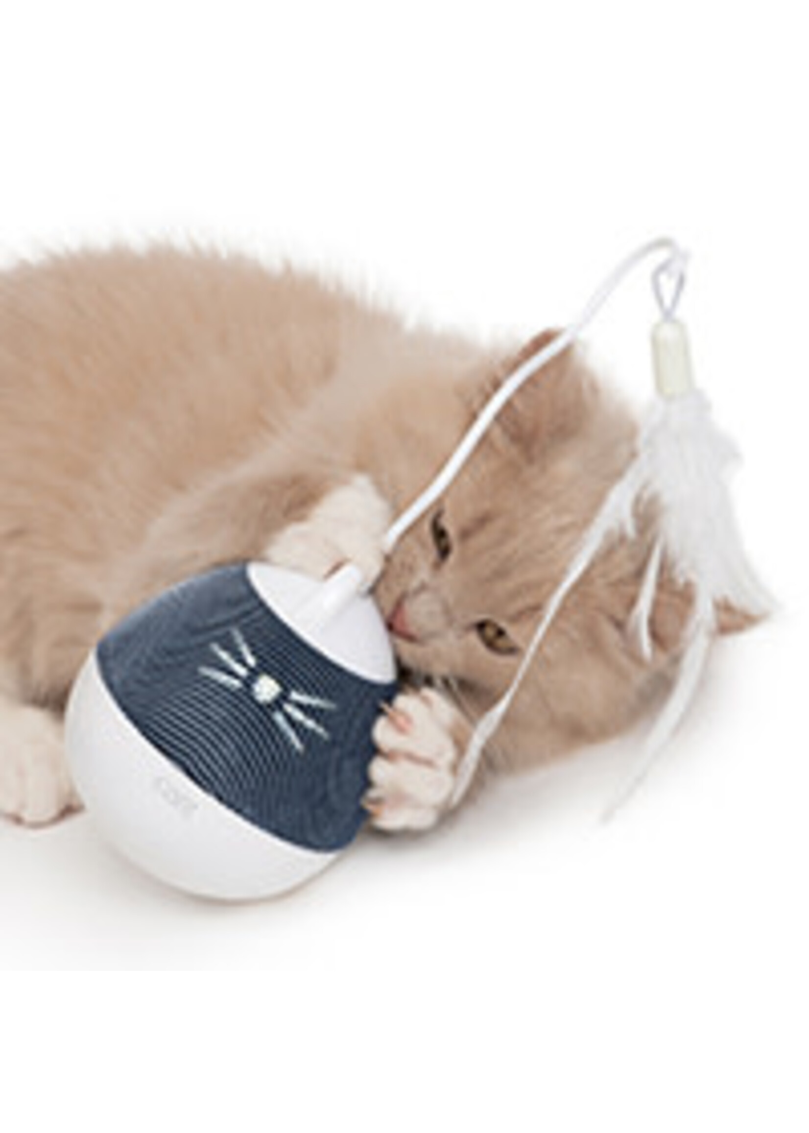 Catit Catit Pixi Spinner Electronic Cat Toy White & Blue