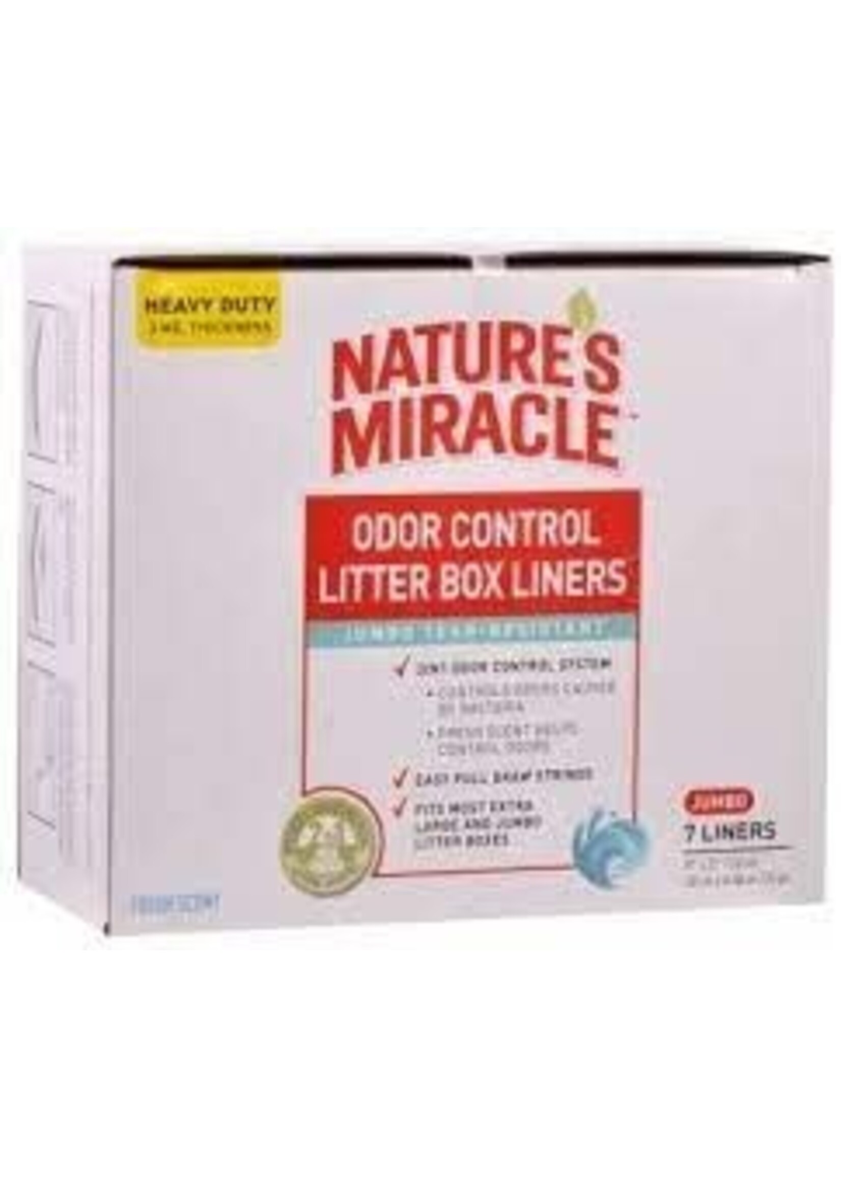 Nature's Miracle Nature's Miracle Odor Control Litter Box Liners 7Jumbo Fresh Scent