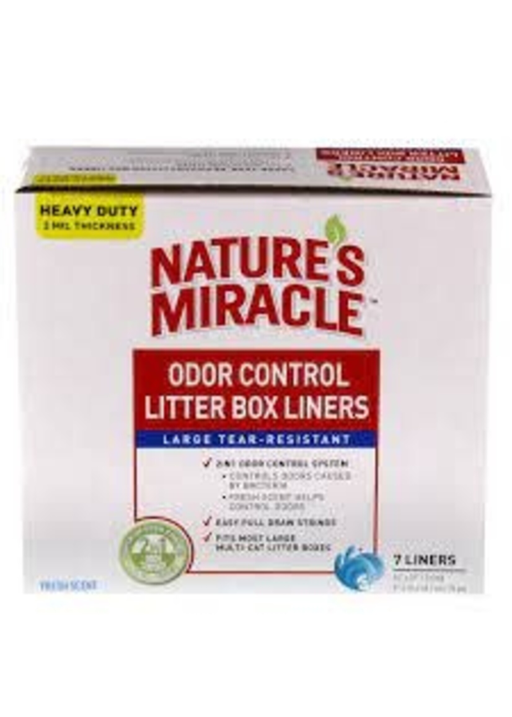 Nature's Miracle Nature's Miracle Odor Control Litter Box Liners 7pack 36x19"