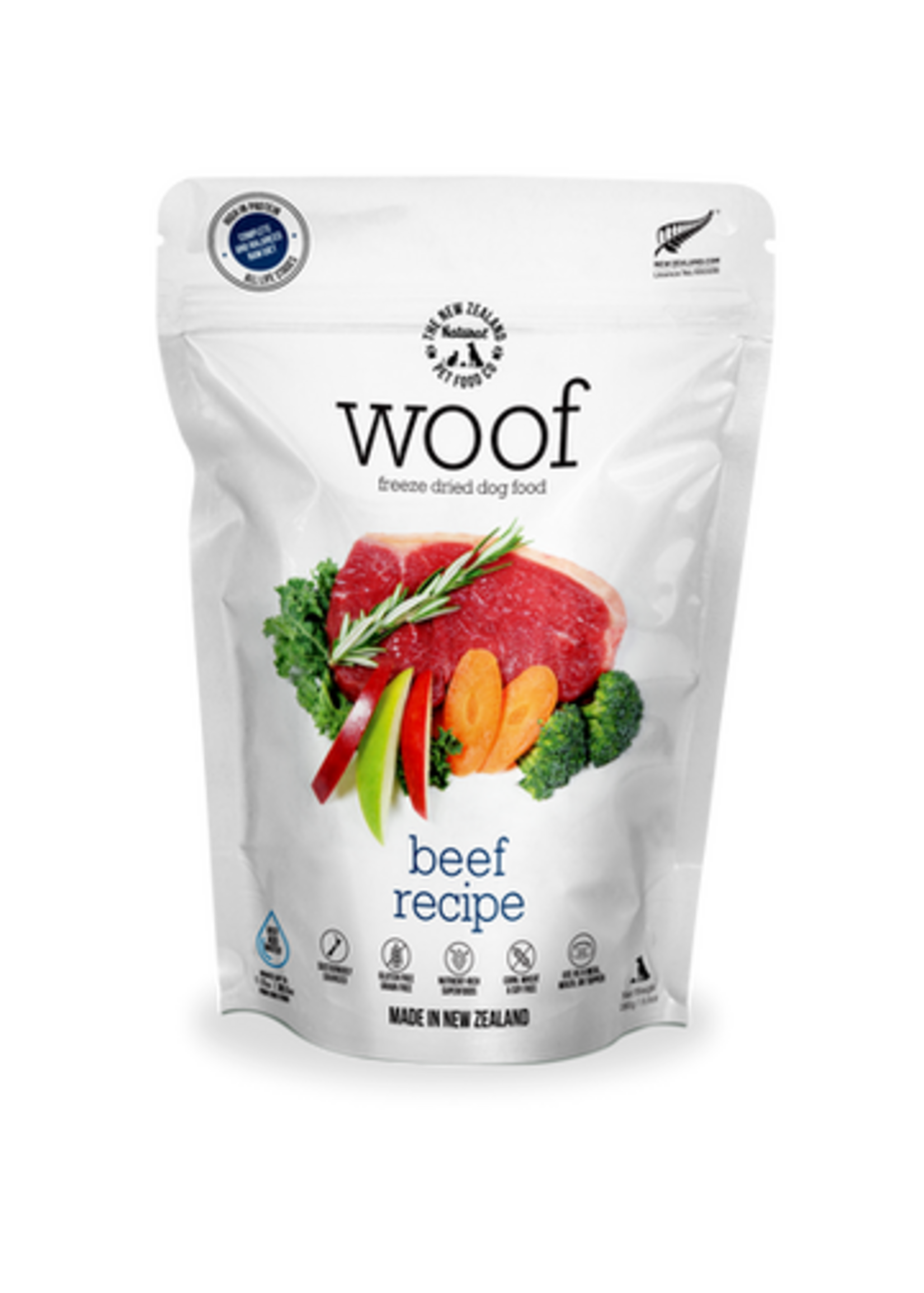New Zealand Natural Pet Food Co NZ Natural Pet Food Co. Woof Beef Freeze-Dried