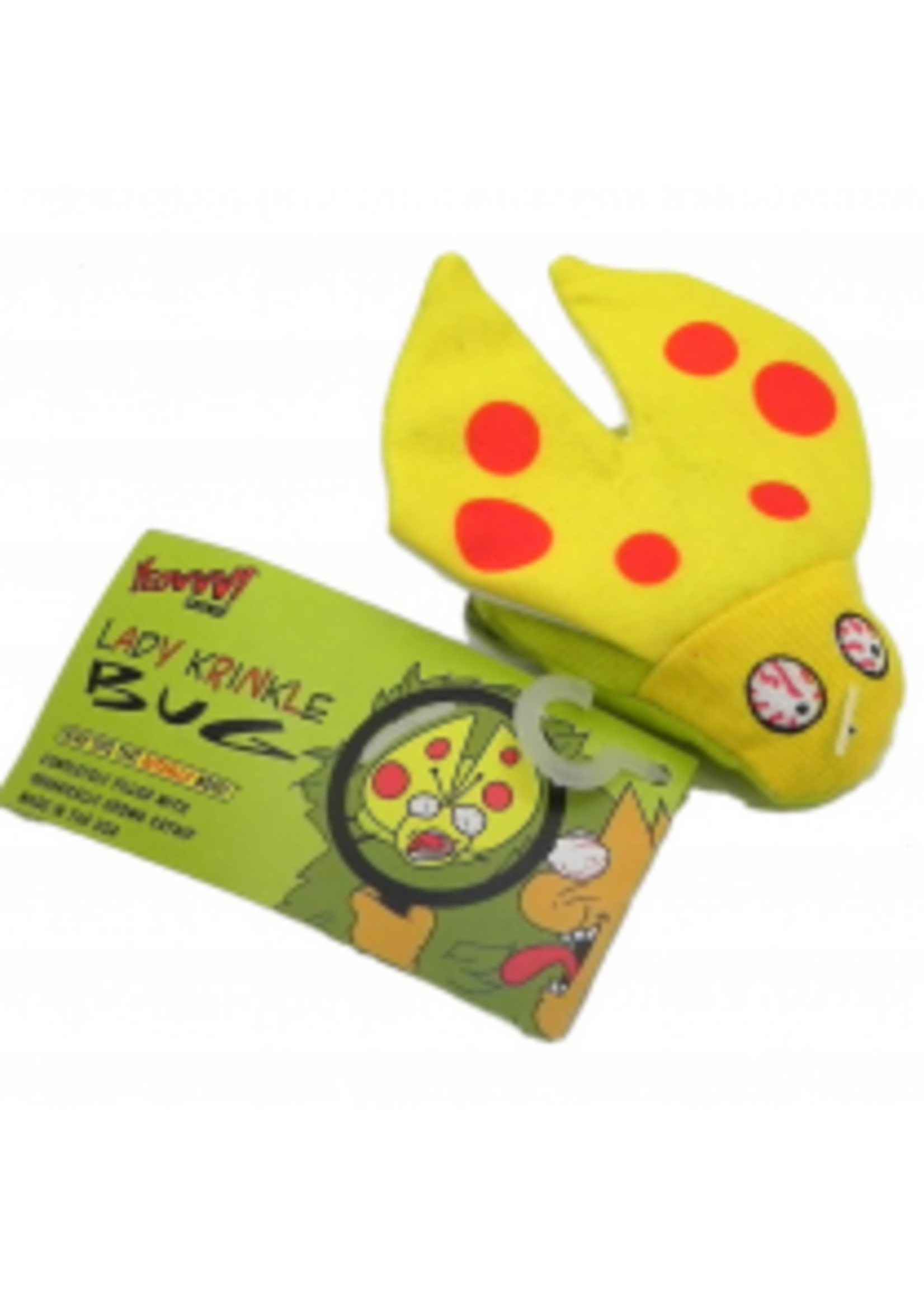Ducky World Ducky World Yeowww! Lady Krinkle Bug Catnip Toy