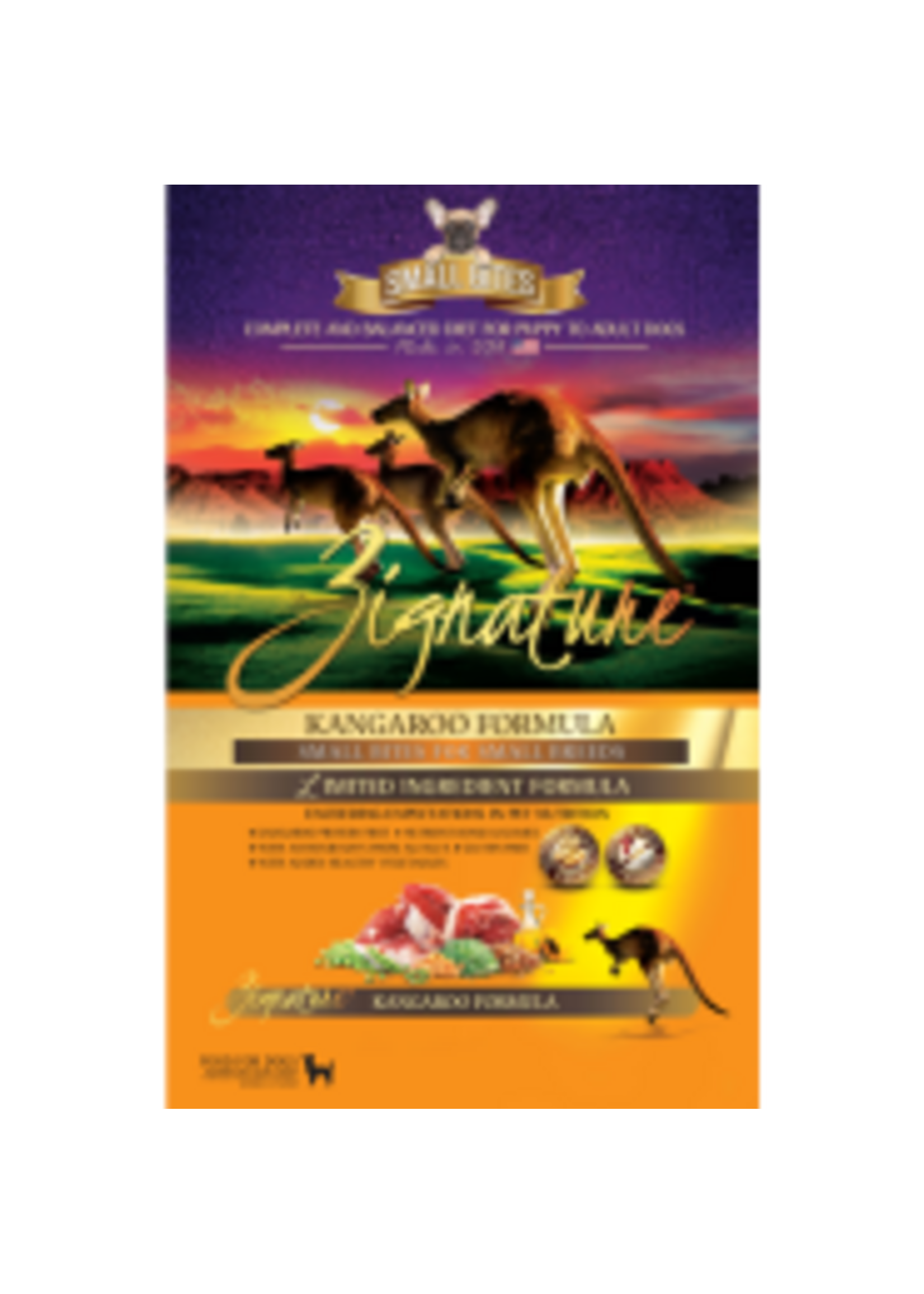 Zignature Zignature Dog LID GF Kangaroo Small Bites