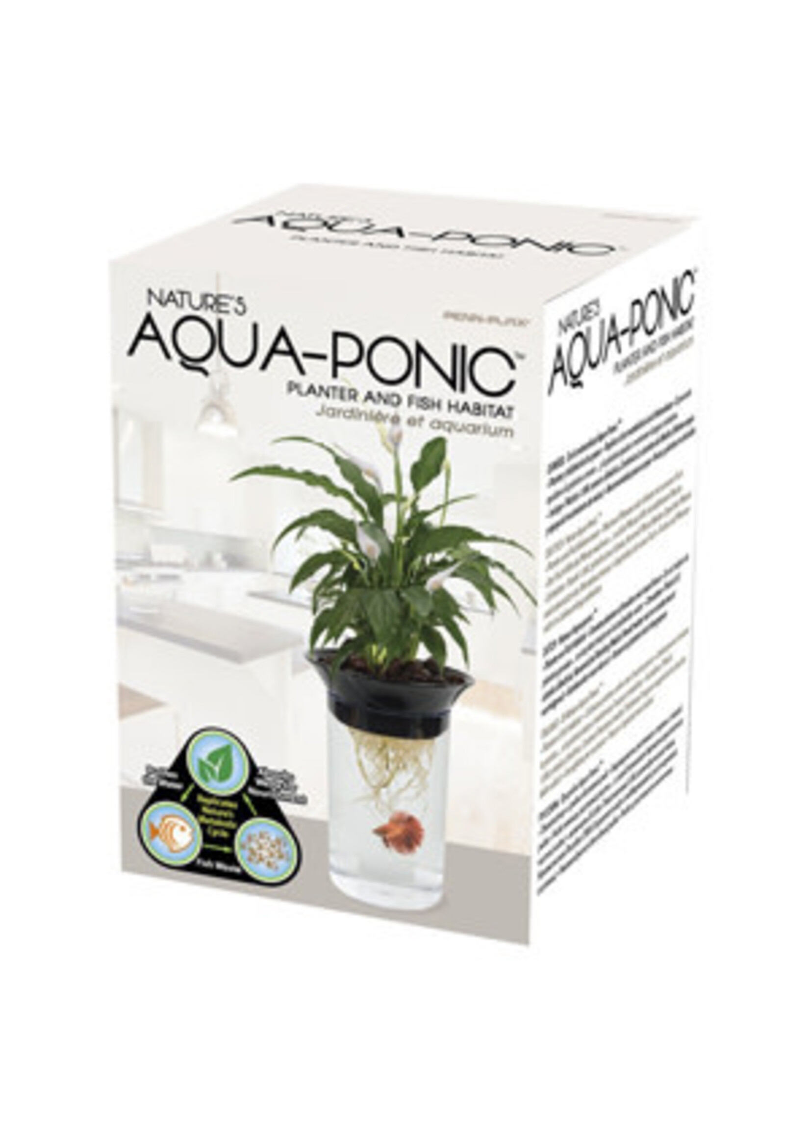 Penn Plax Penn Plax Aqua-Ponic Planter + Betta Habitat .5gallon