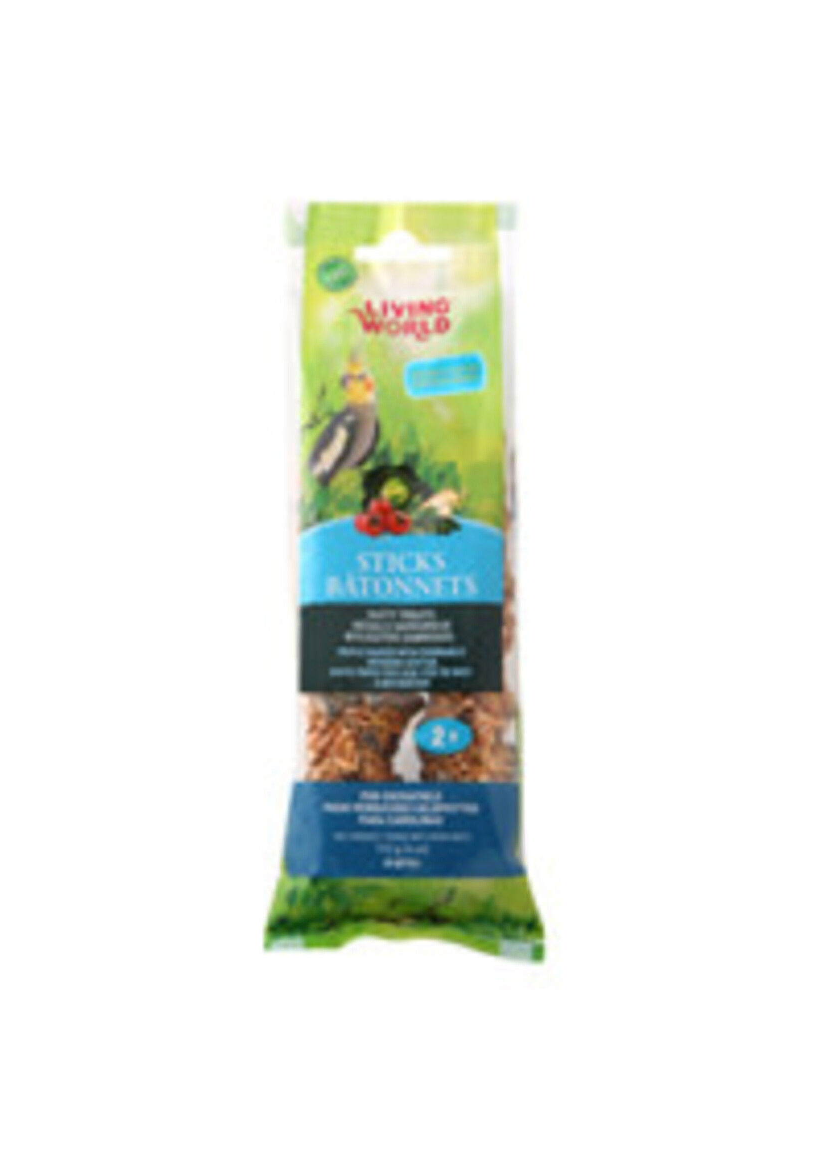 Living World Living World Cockatiel Sticks 2pack 4oz