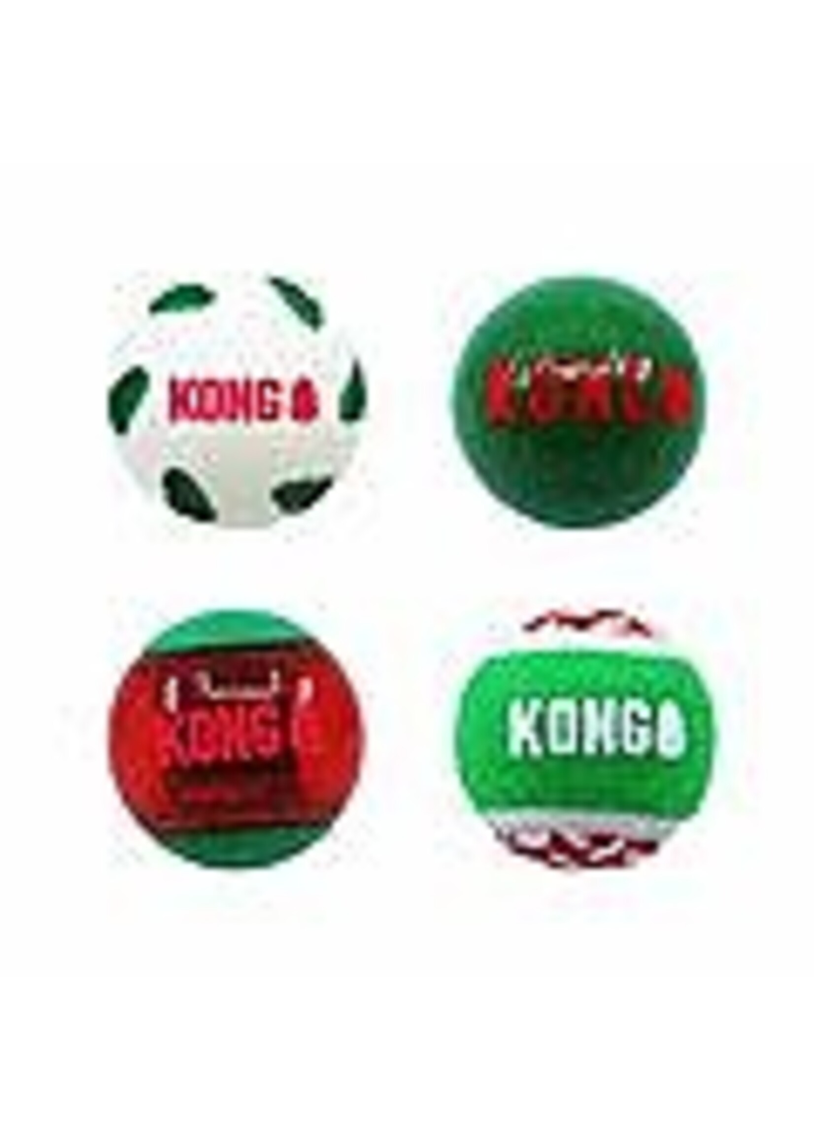 Kong Kong XMAS Occasions Balls Medium 4pack