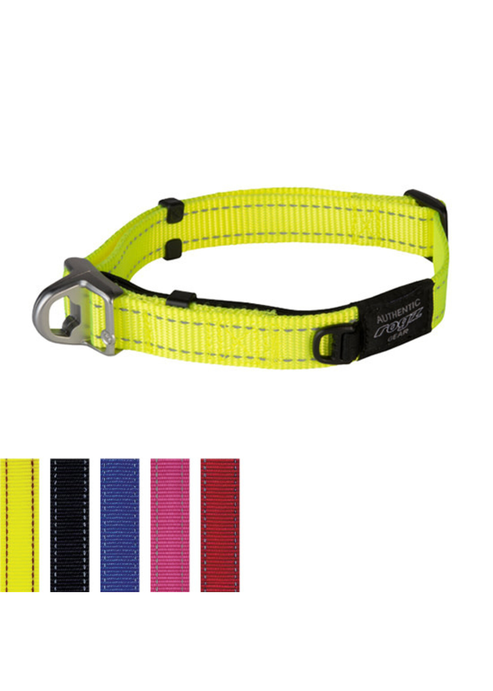 Rogz Rogz Utility Safety Collar Fanbelt Large 13-19"