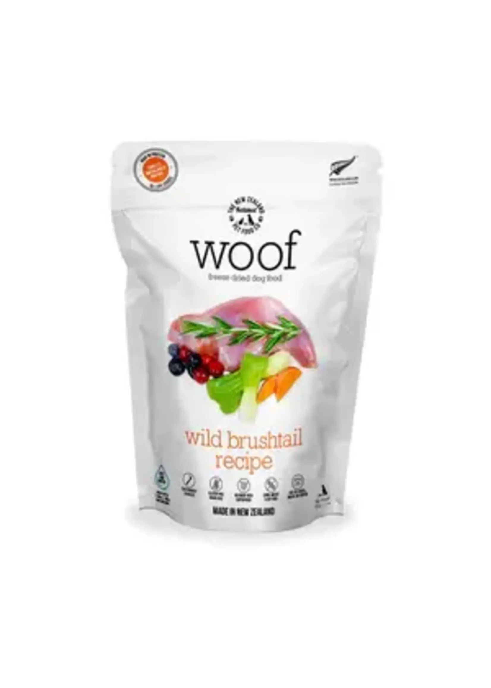 New Zealand Natural Pet Food Co NZ Natural Pet Food Woof Wild Brushtail Recipe Freeze-Dried