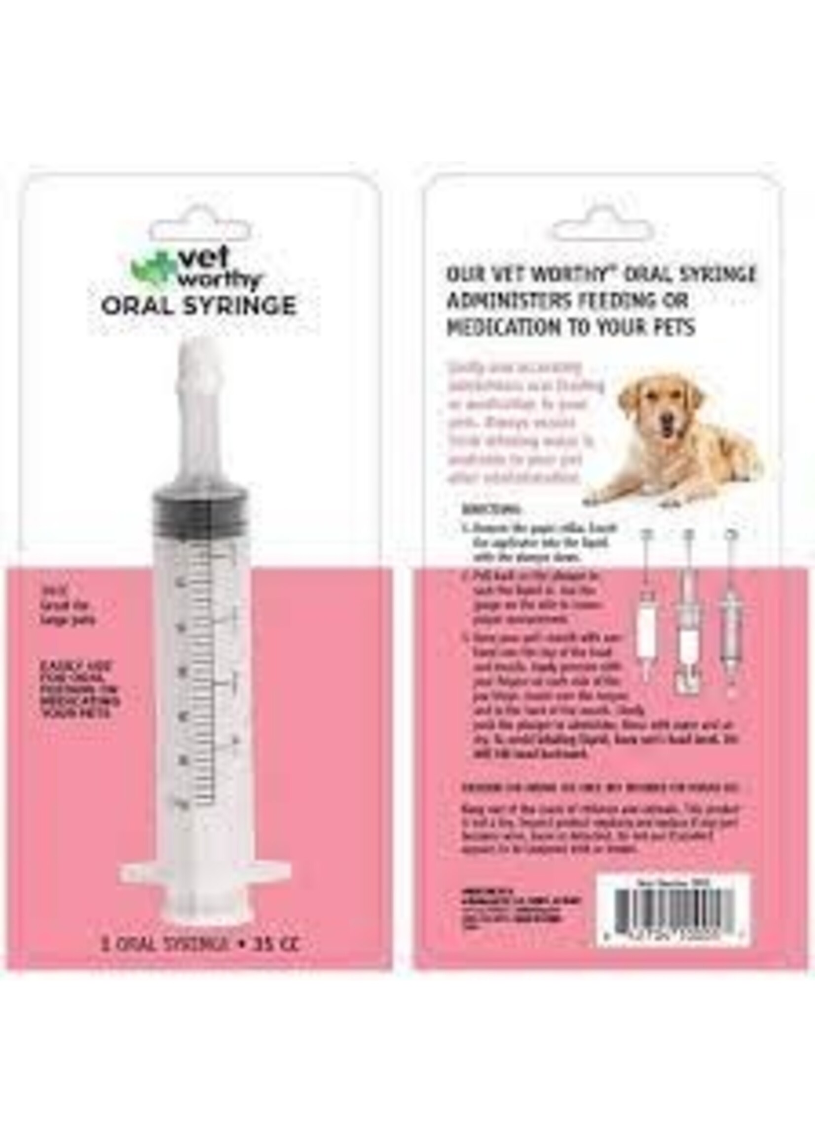 Vet Worthy Vet Worthy Pet Oral Syringe 35cc