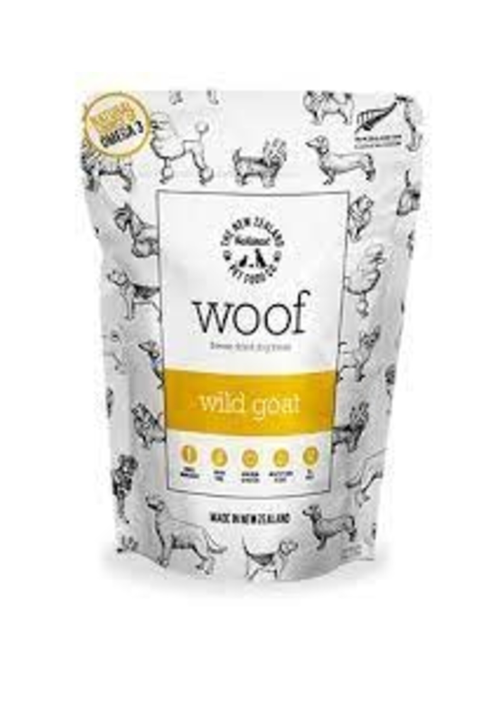 New Zealand Natural Pet Food Co NZ Natural Pet Food Woof Wild Goat Treat 50g