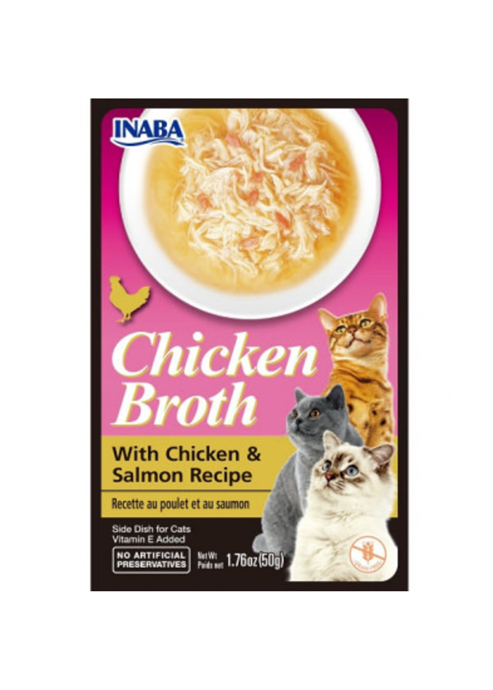 Inaba Inaba Cat Chicken Broth Chicken & Salmon 50g