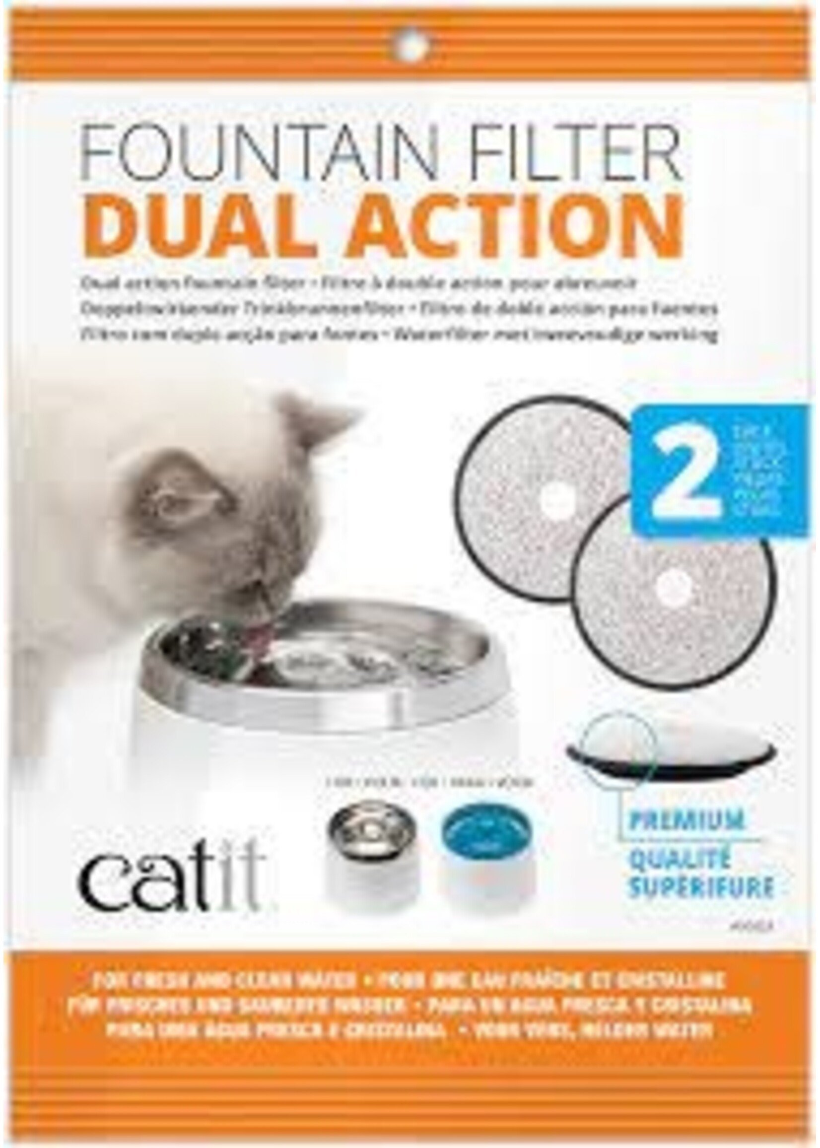 Catit Catit Fountain Dual Action 2pack