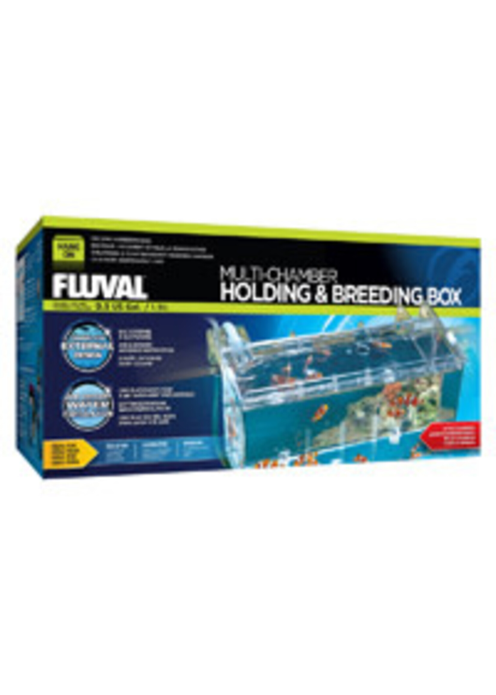 Fluval Fluval Multi-Chamber Holding & Breeding Box 10.25"Lx5.5"Wx4.75"H