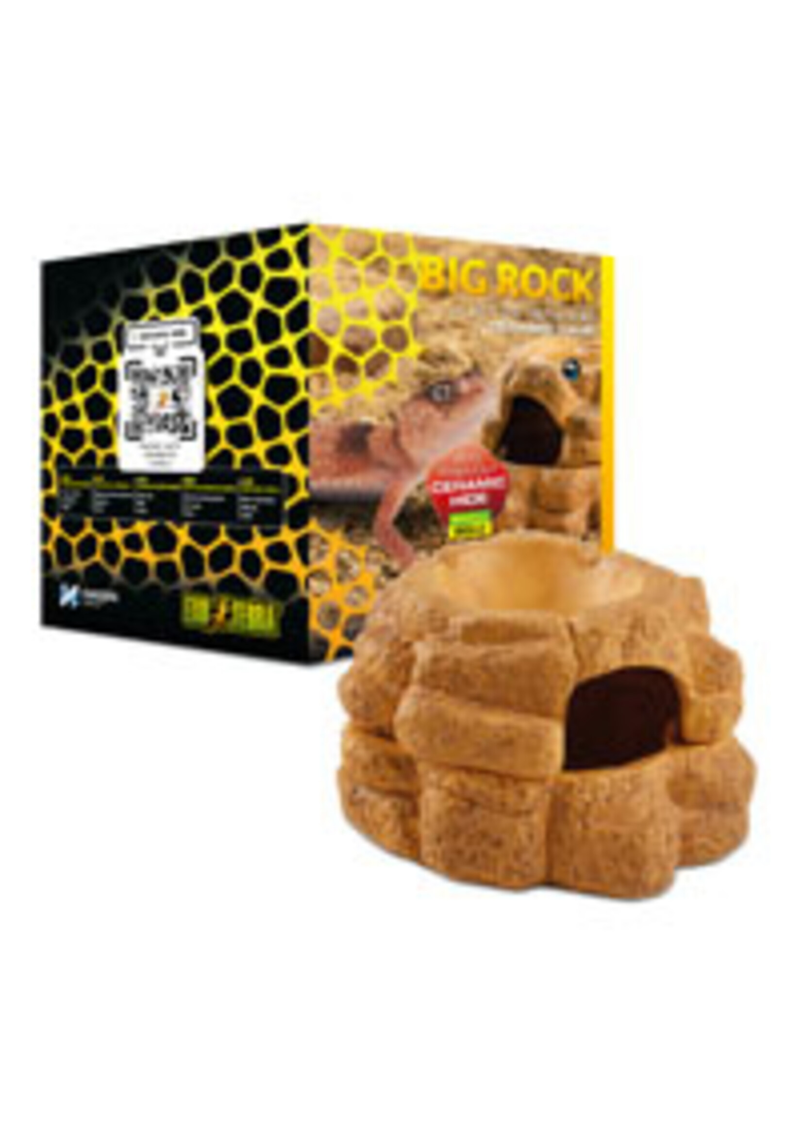 Exo Terra Exo Terra Big Rock Ceramic Cave w/ Lid