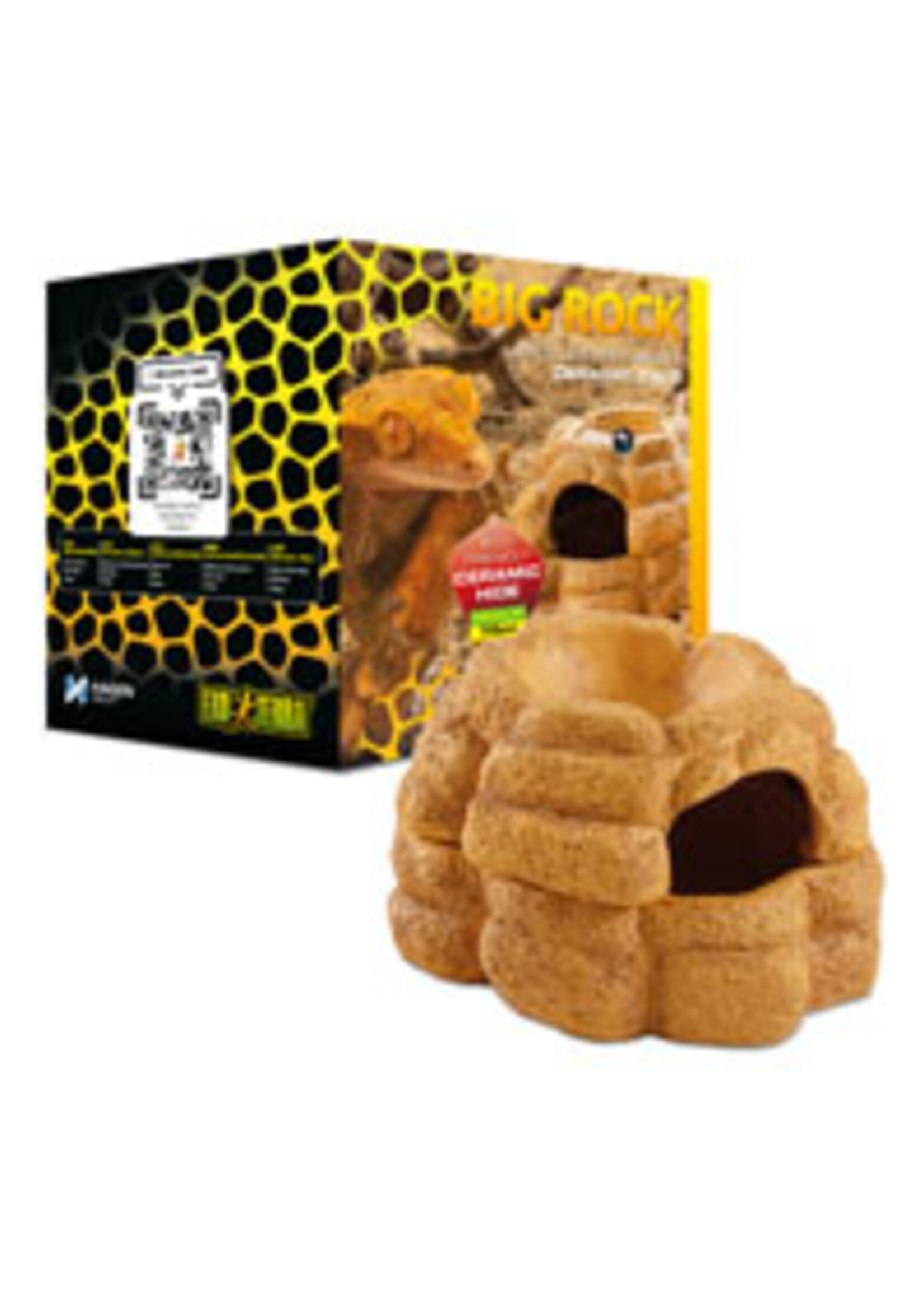 Exo Terra Exo Terra Big Rock Ceramic Cave w/ Lid