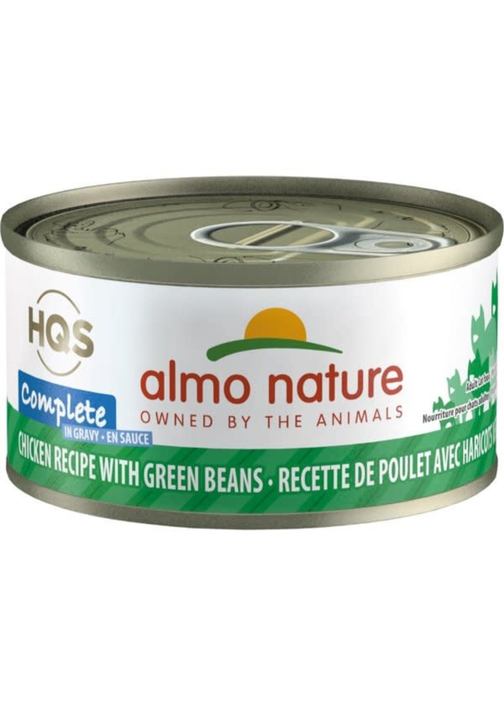 almo Nature Almo Nature Cat HQS Complete Chicken w/ Green Beans in Gravy 70gm