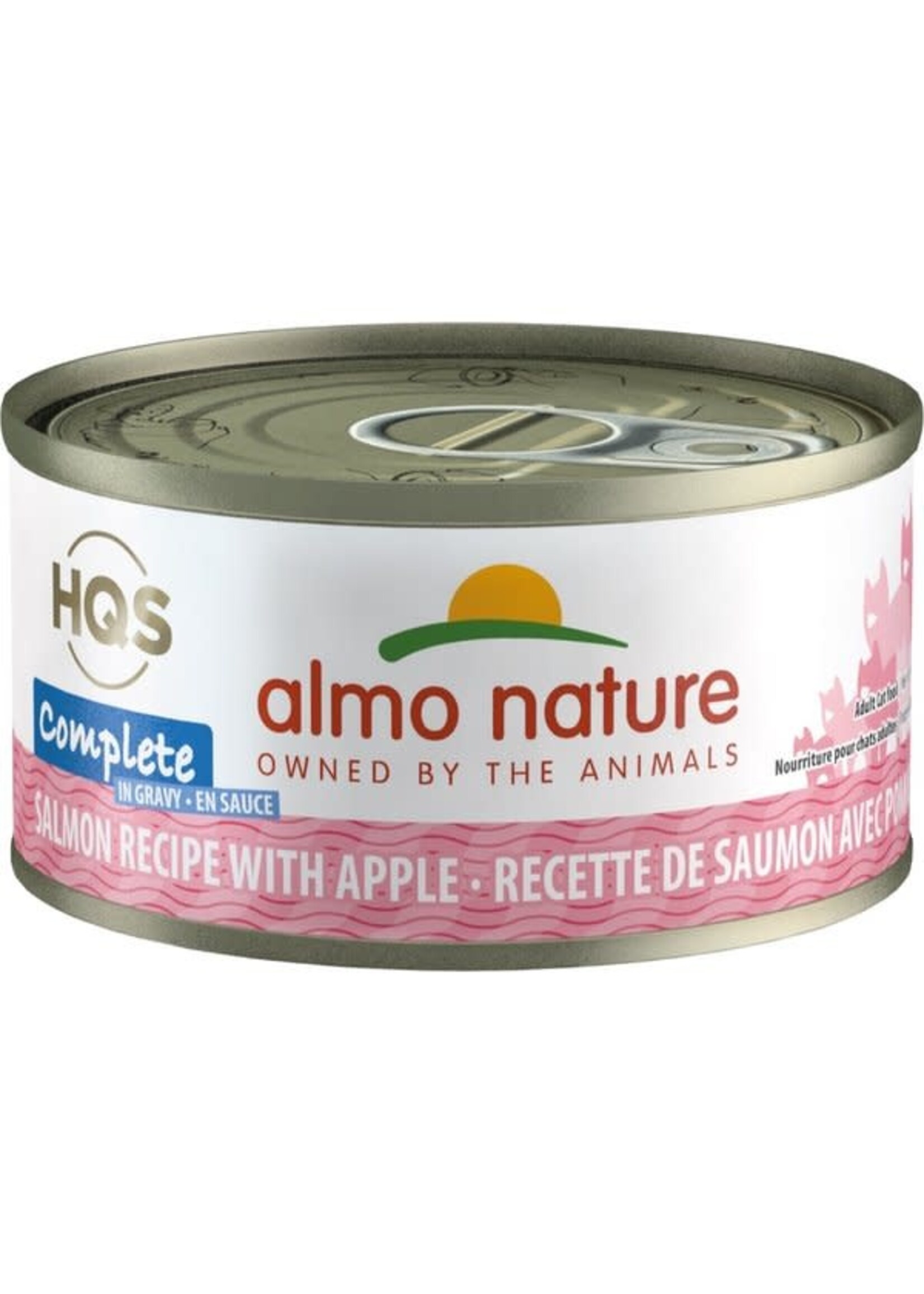 almo Nature Almo Nature Cat HQS Complete Salmon w/ Apples in Gravy 70gm