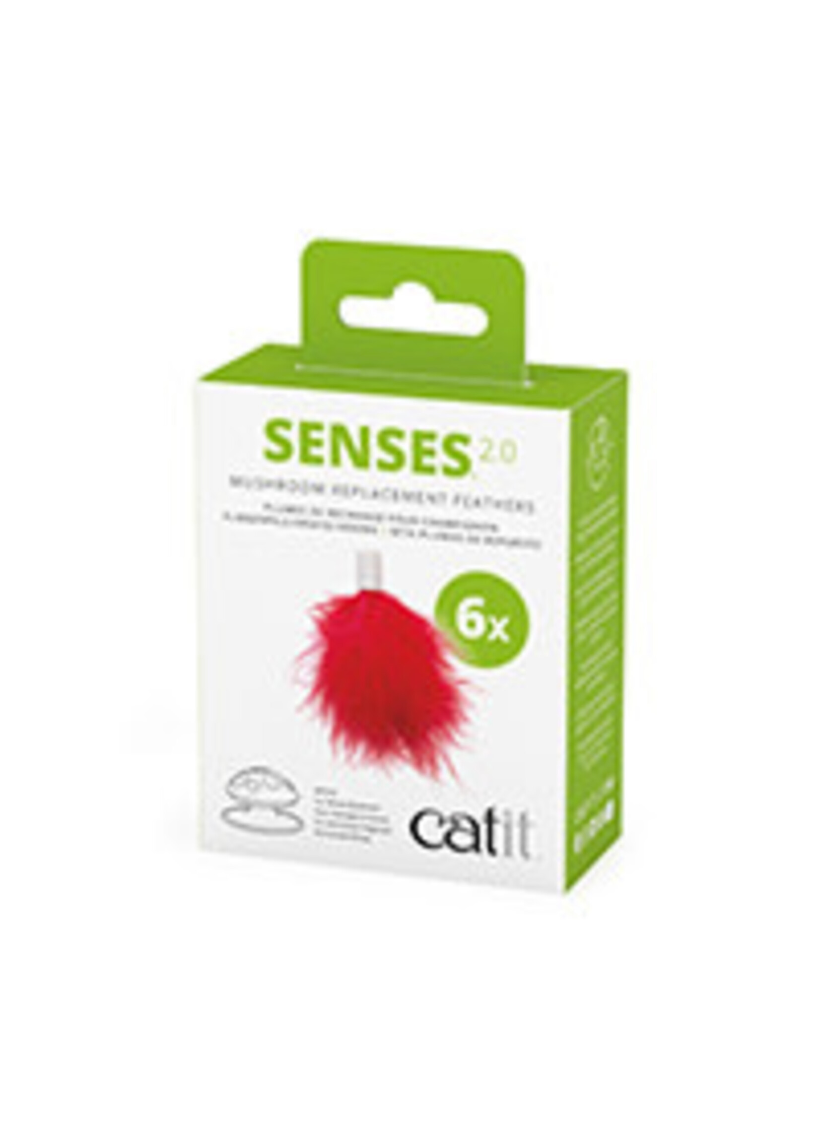 Catit Catit Senses Mushroom Replacement Feathers 6pack