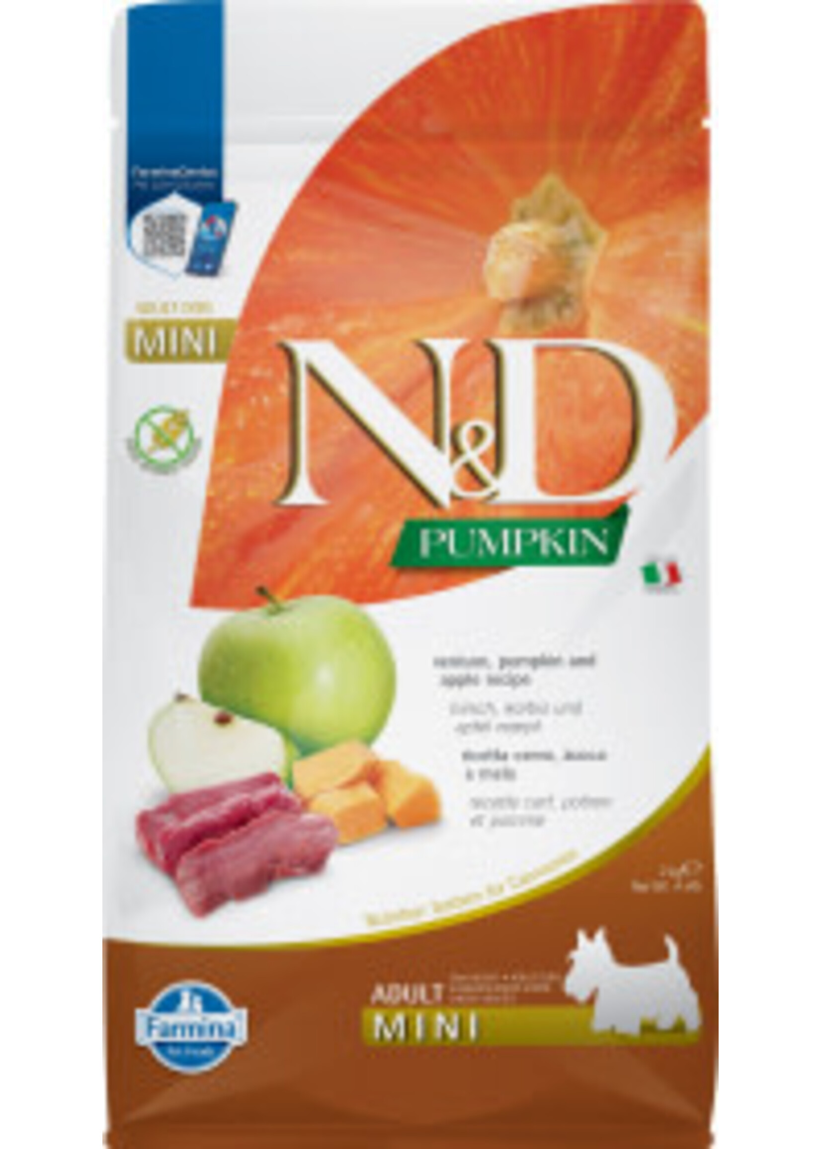 Farmina Farmina N&D PUMPKIN Dog Venison & Apple Adult Mini 2kg