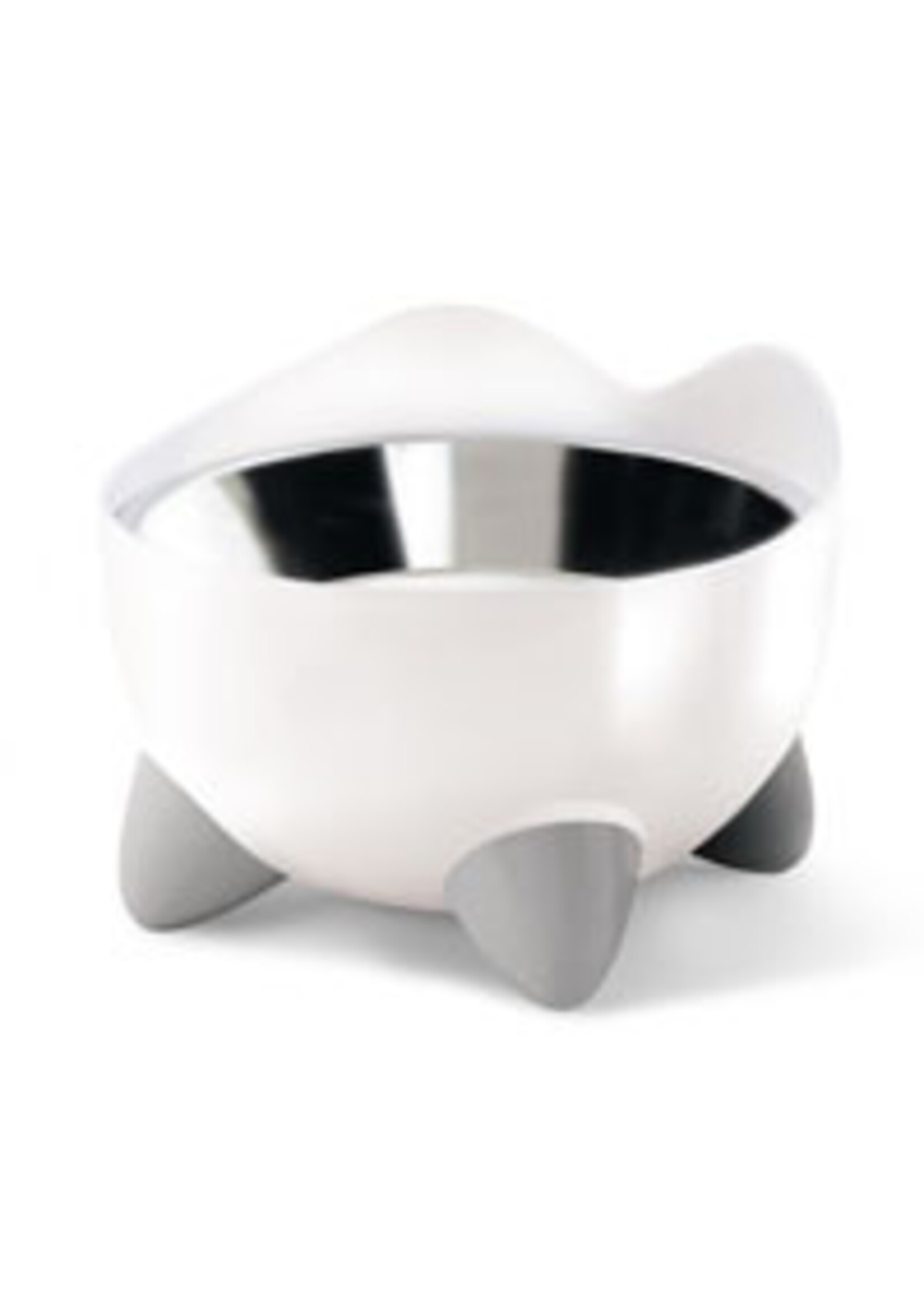 Catit Catit PIXI Stainless Steel Elevated Feeding Dish White 200ml