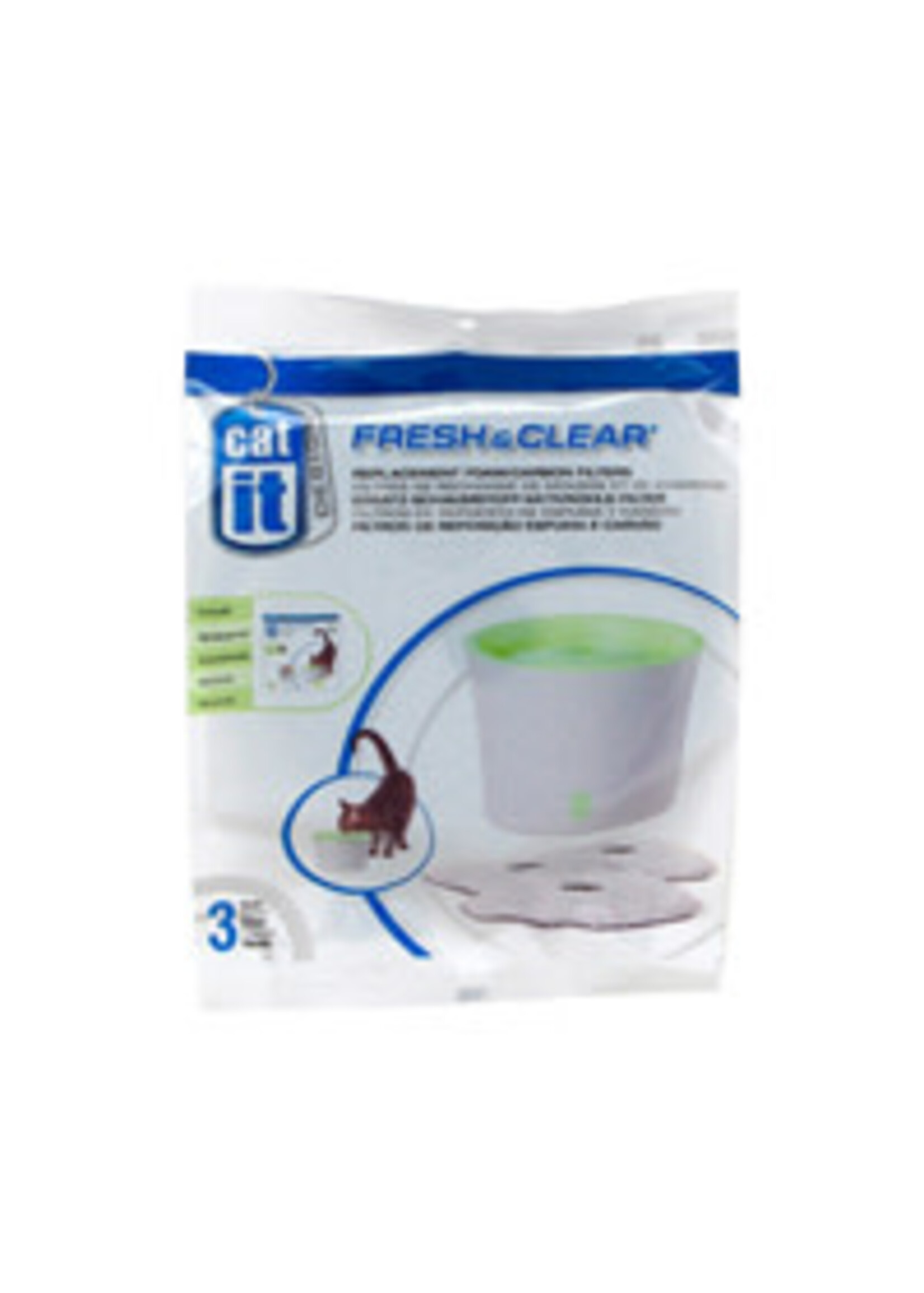 Catit Catit Design Cat Drinking Fountain Replacement Foam/Carbon Filters 3pk