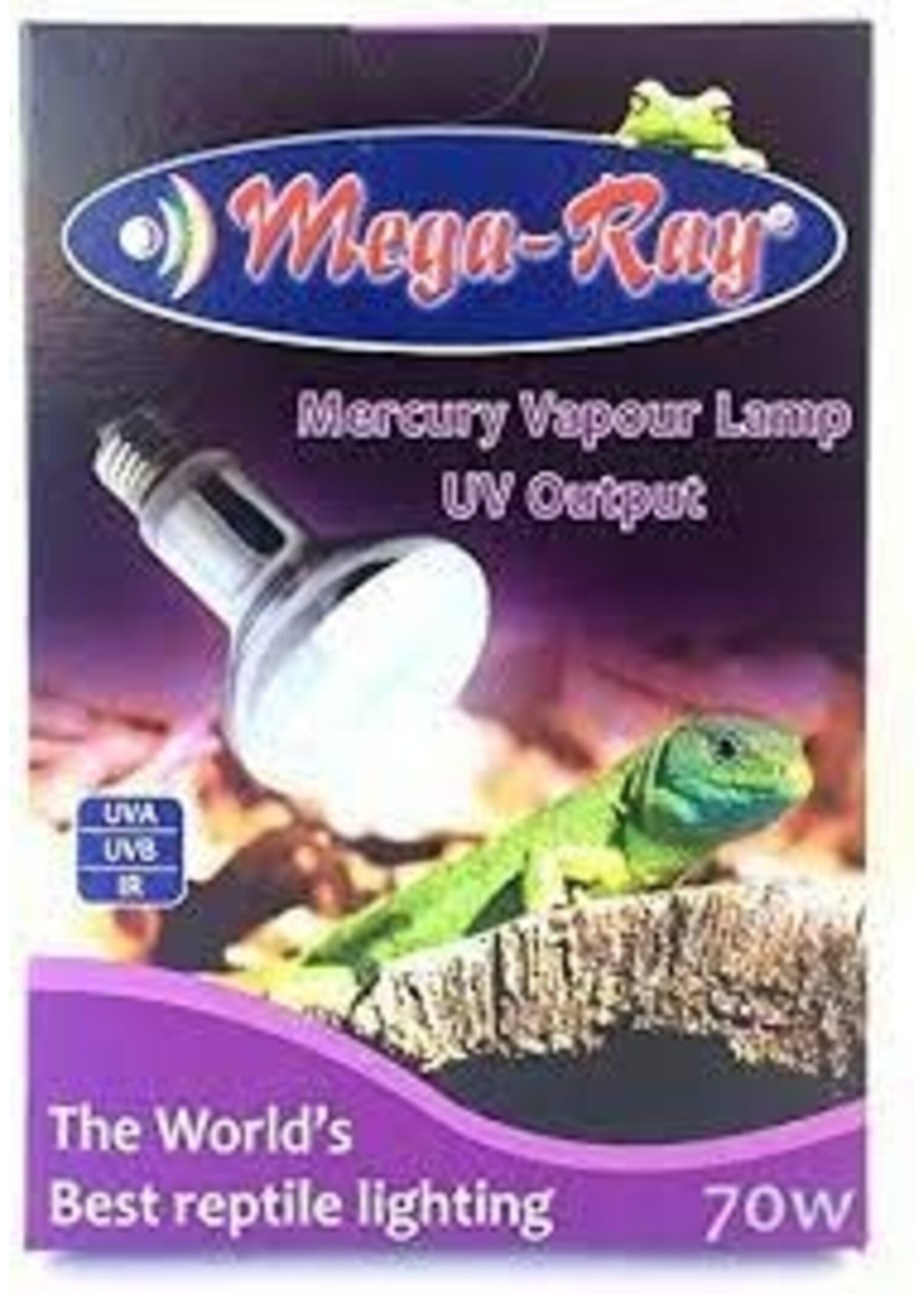 Mega-Ray Mercury Vapour Lamp UV Output
