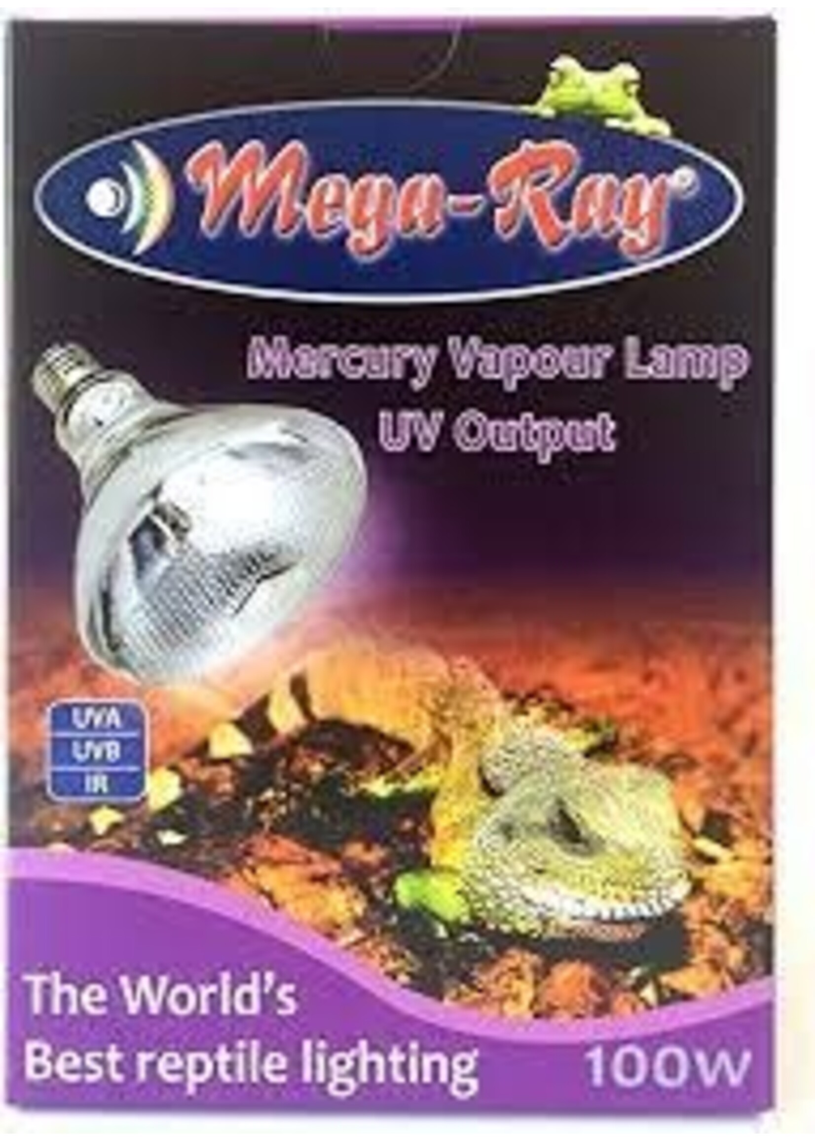 Mega-Ray Mercury Vapour Lamp UV Output