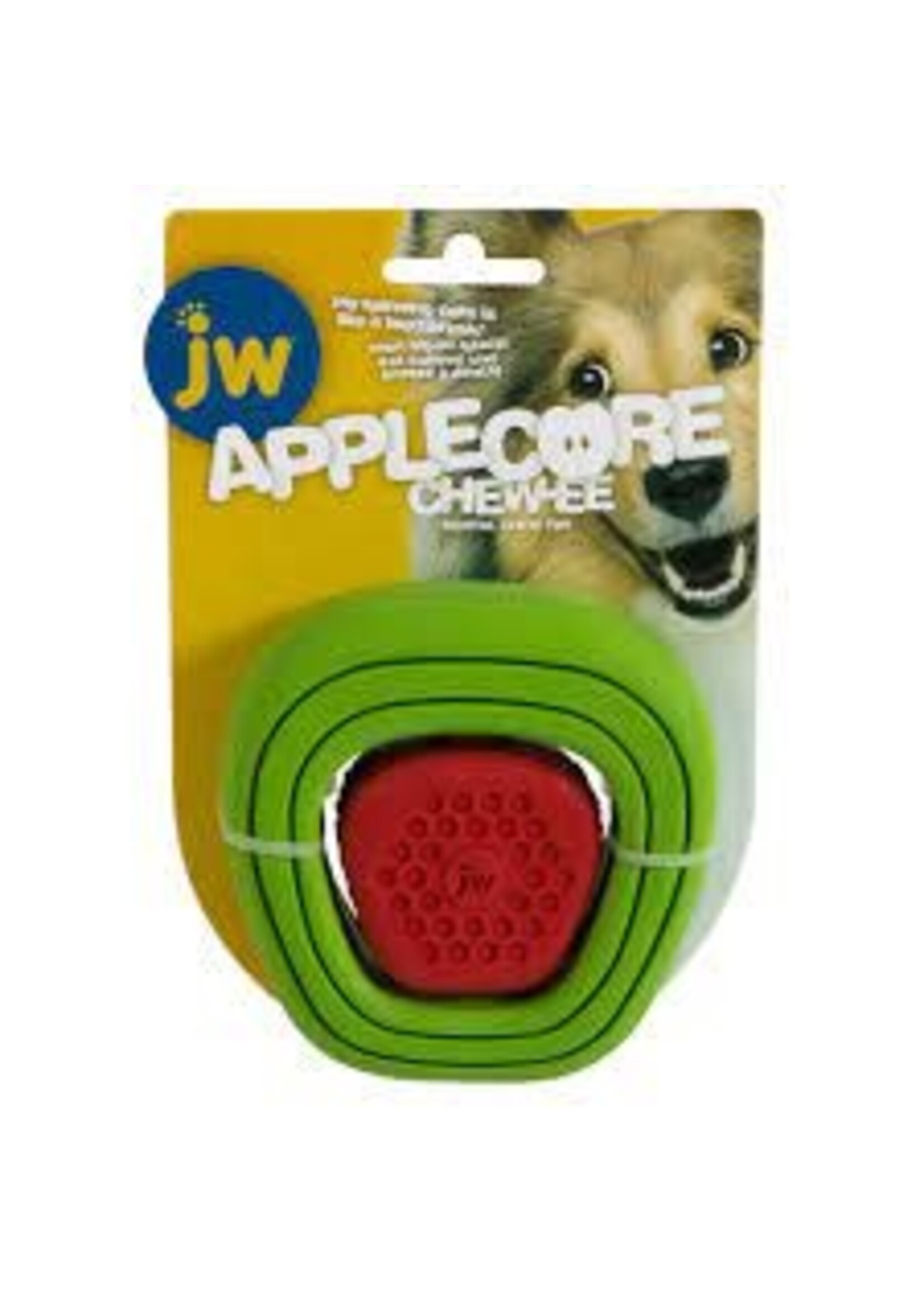 JW Pet company JW Pet Apple Core Chew-Ee Dental Toy