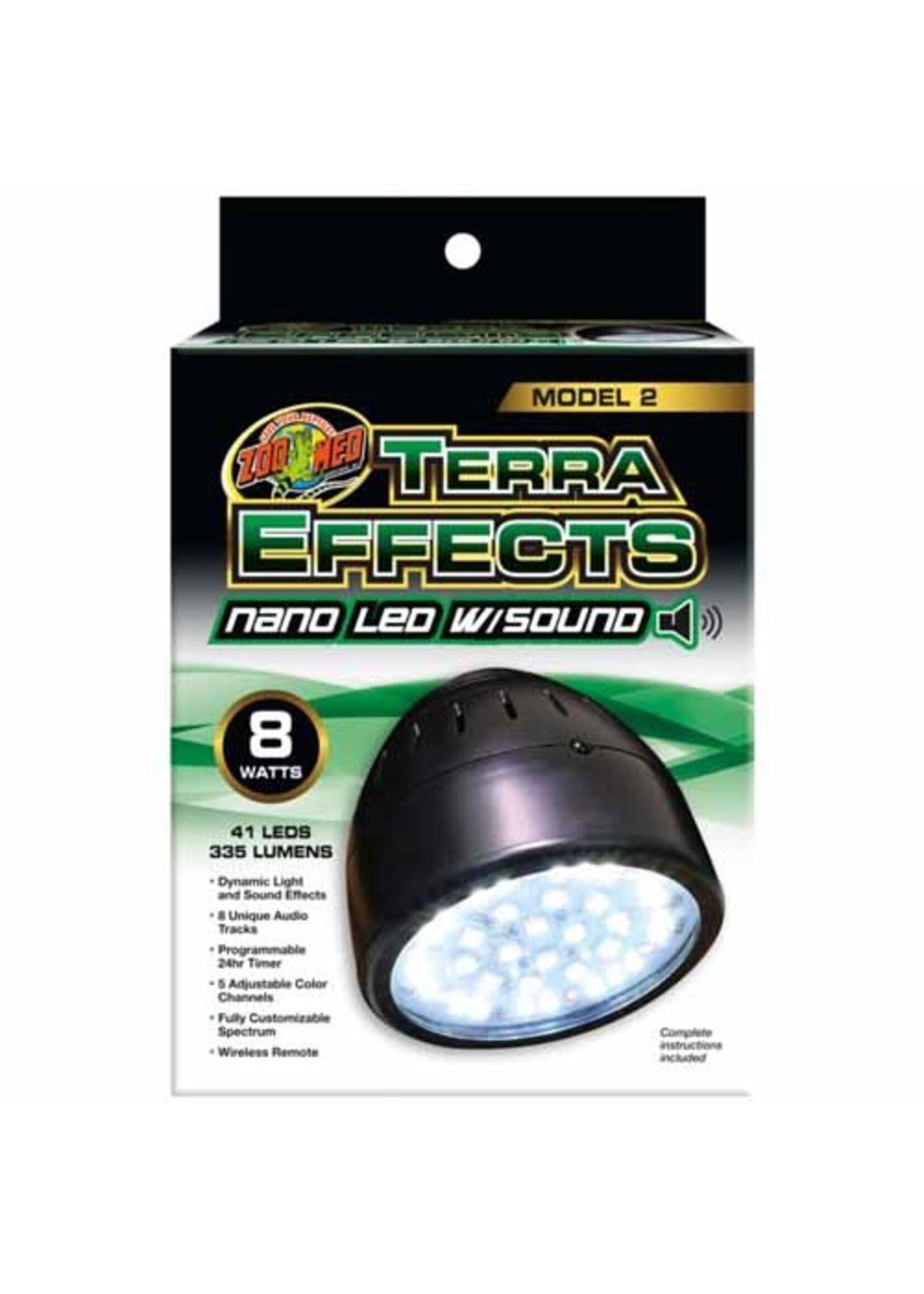 Zoo Med Zoo Med Terra Effects Nano LED w/Sound Model 2 8WATTS