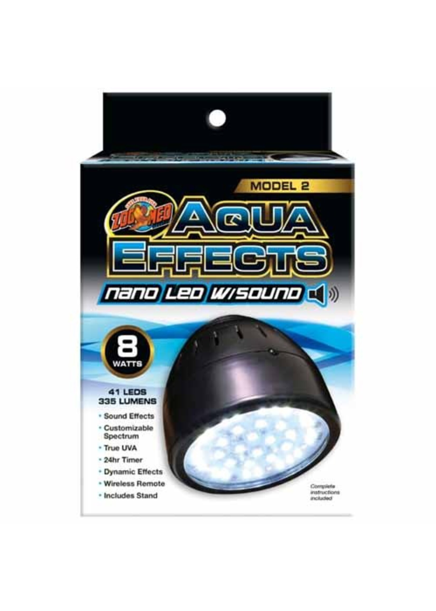 Zoo Med Zoo Med Aqua Effects Nano LED w/Sound 8Watt