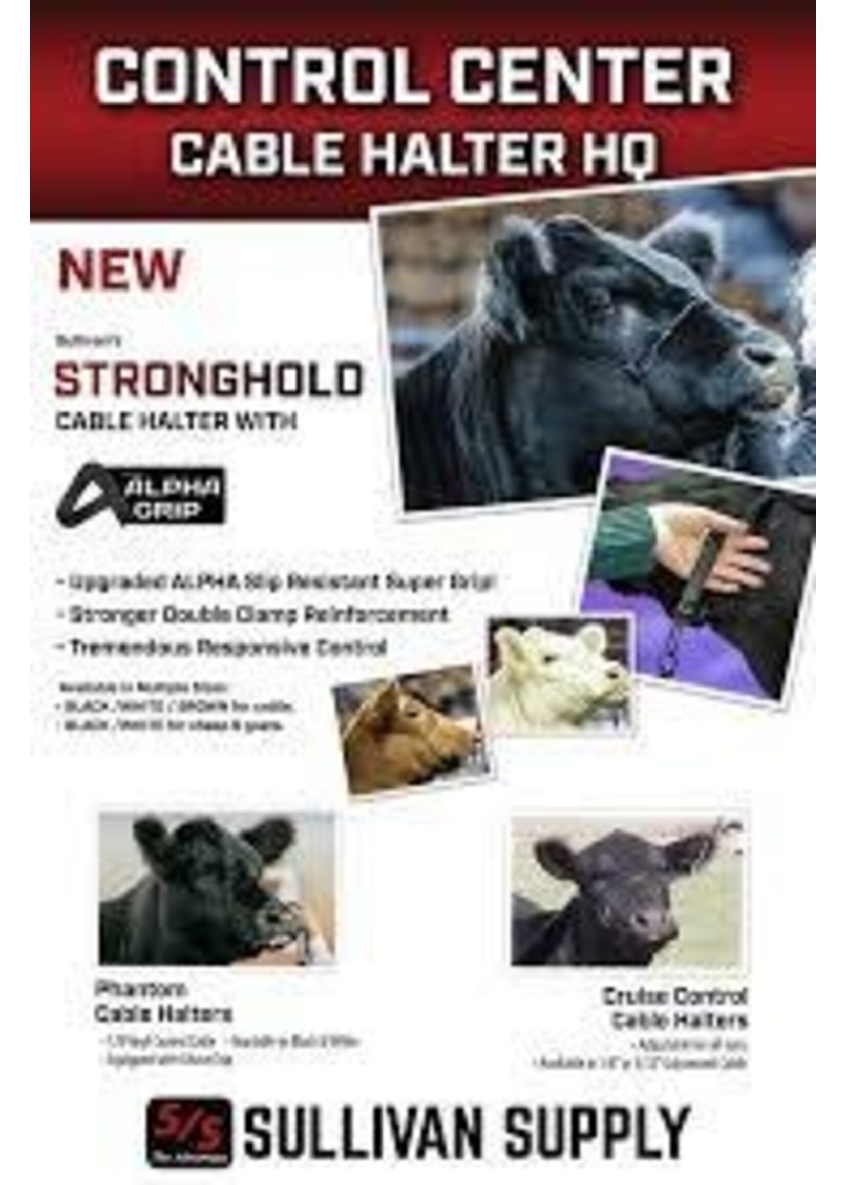 Sullivan Supply Sullivan Supply Strong Hold Cable Halter