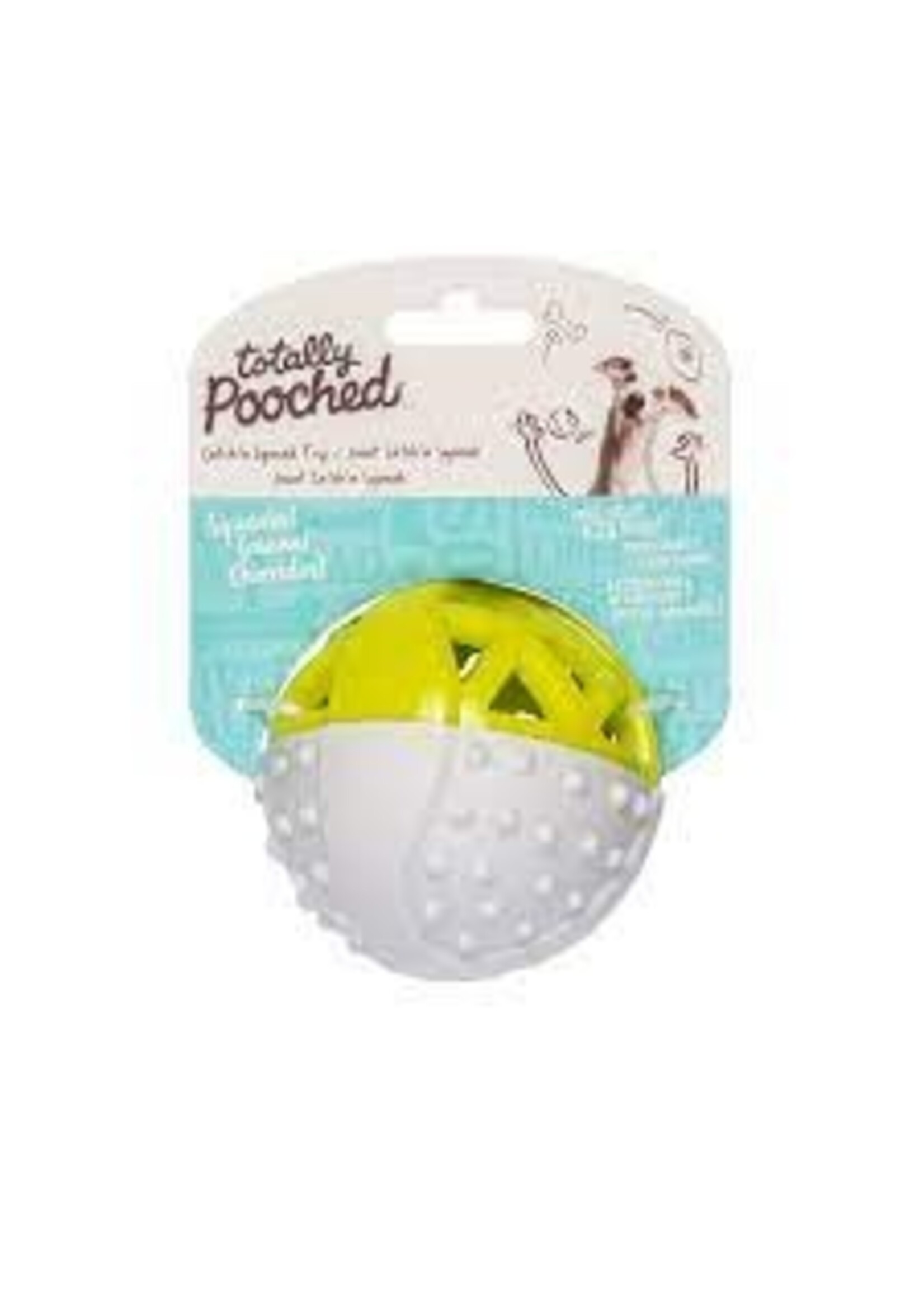 Totally Pooched Totally Pooched Catch n' Squeak Rubber Ball