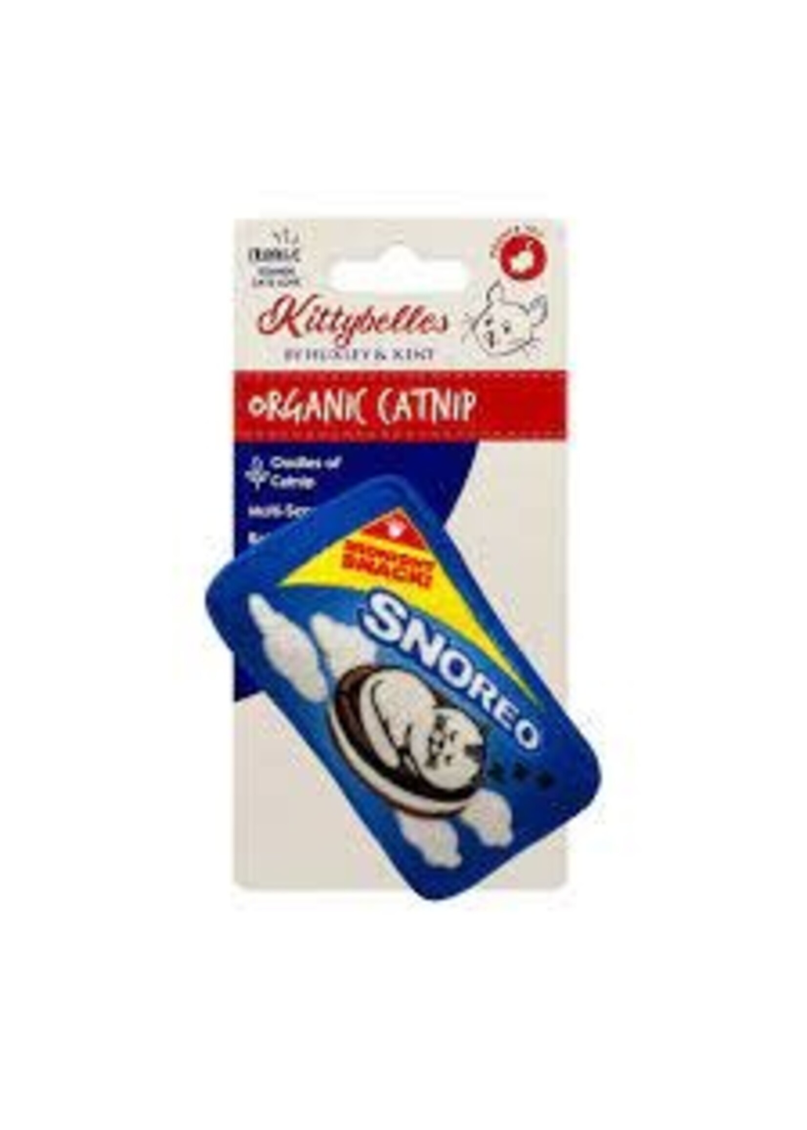 Huxley & Kent Kittybelles Plush Snoreo Organic Catnip Toy