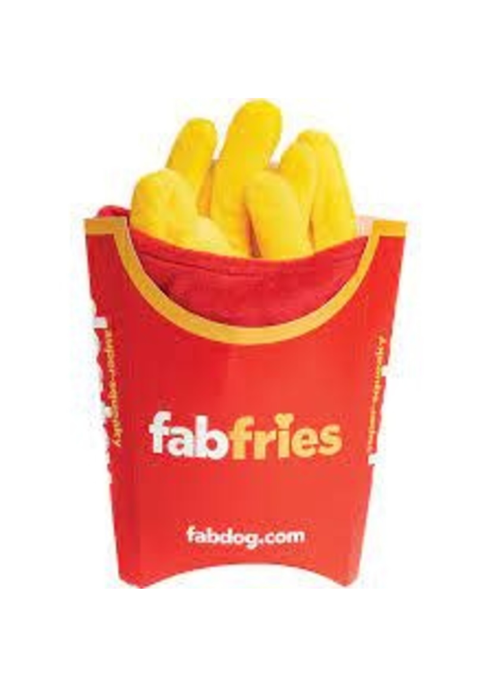Fabdog Fabdog Foodies French Fries Super-Squeaker Toy