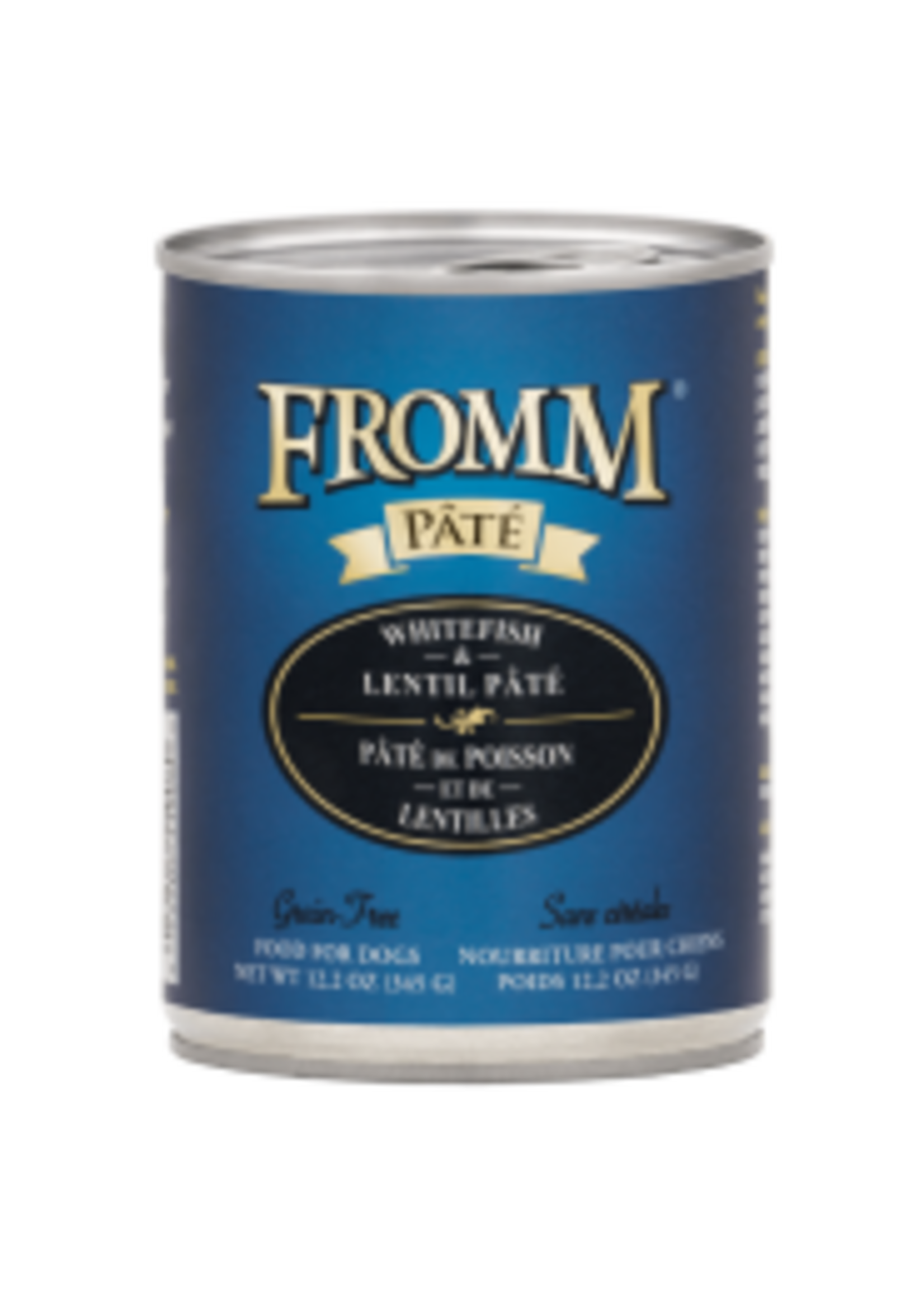 Fromm Family Pet Food Fromm Dog GF Whitefish & Lentil Pate 12.2oz single