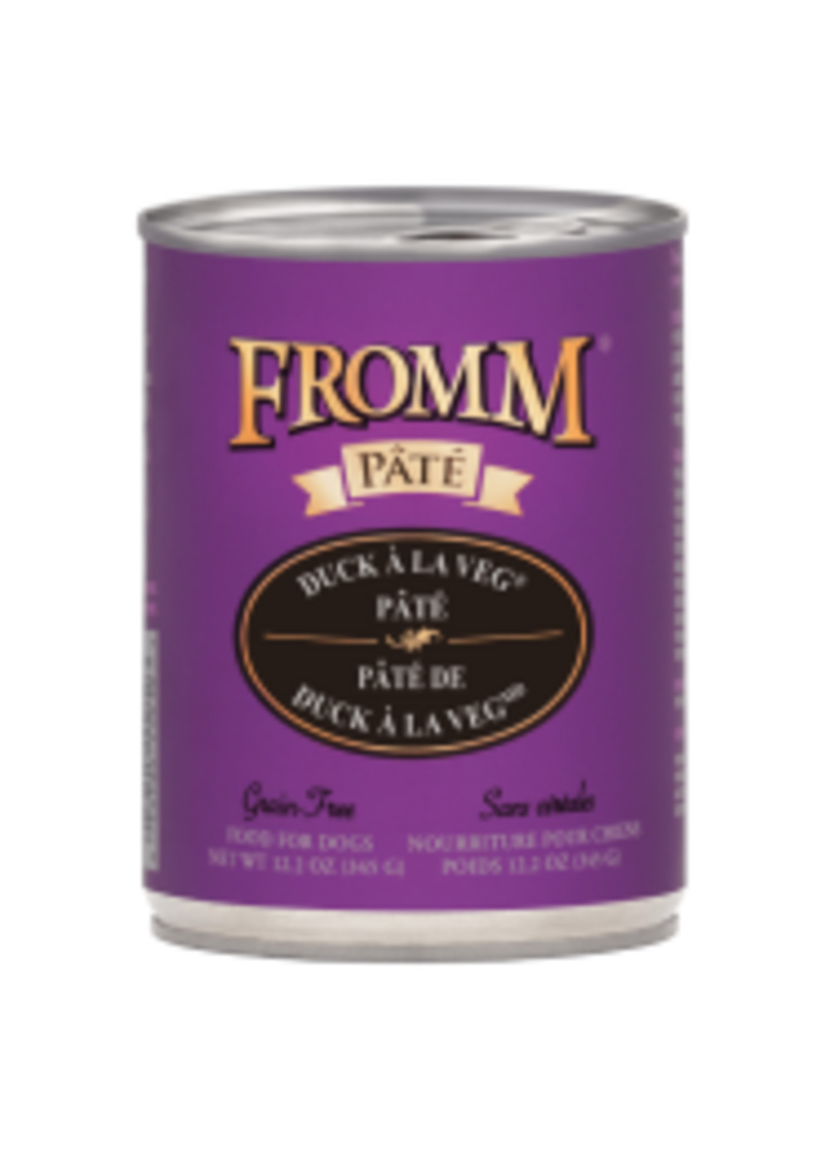Fromm Family Pet Food Fromm Dog GF Duck a la Veg Pate 12.2oz single