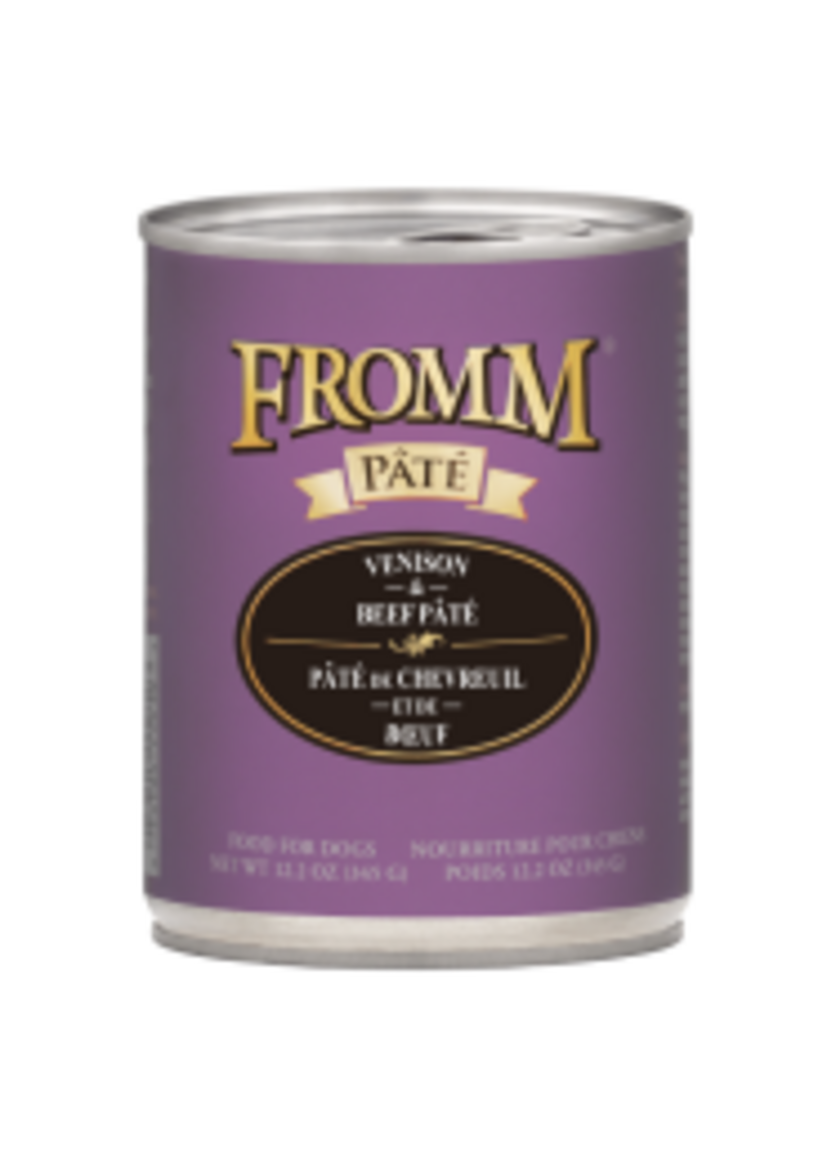 Fromm Family Pet Food Fromm Dog Venison & Beef Pate 12oz single