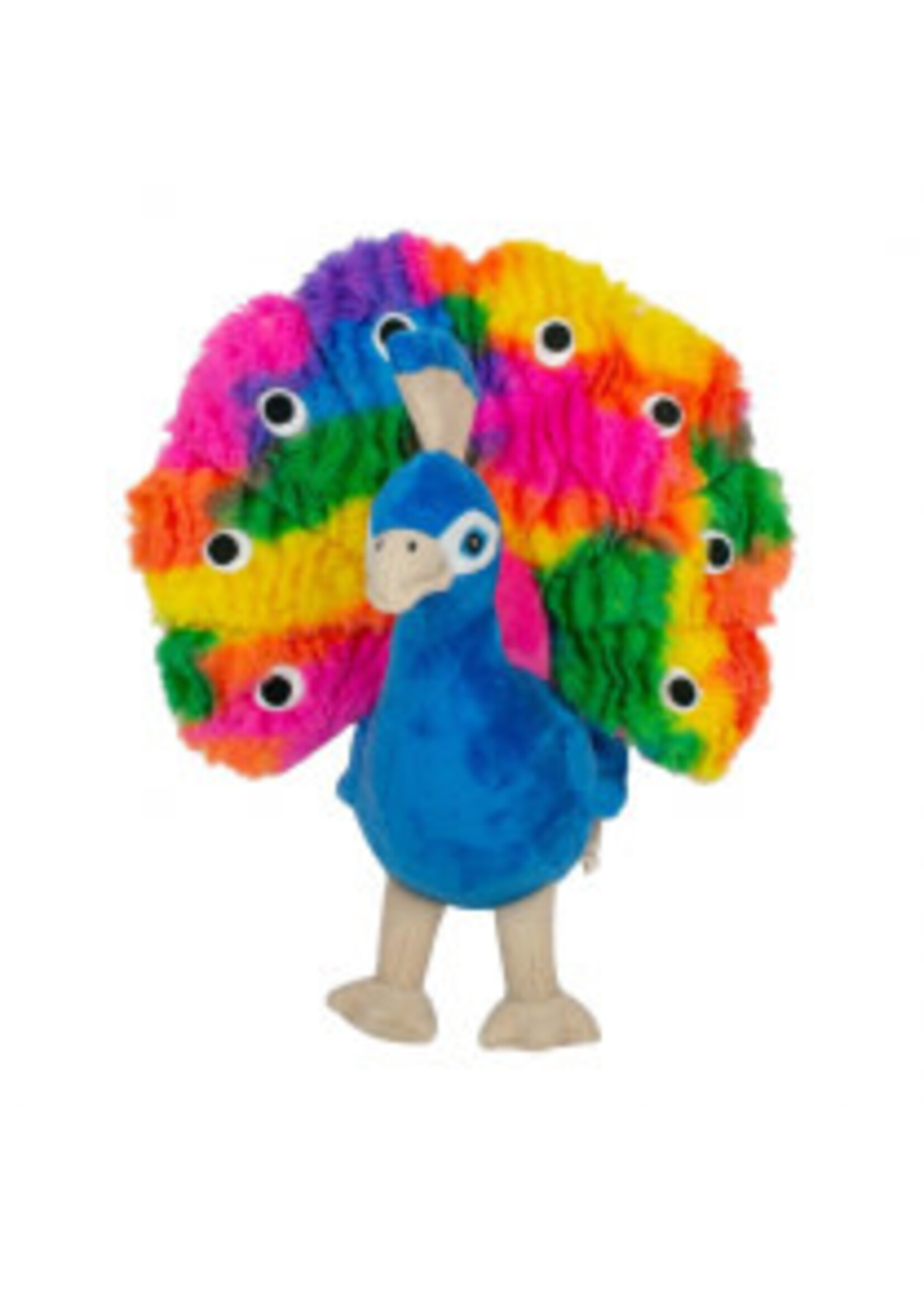 Tall Tails Tall Tails Plush Peacock Squeaker Toy 10"
