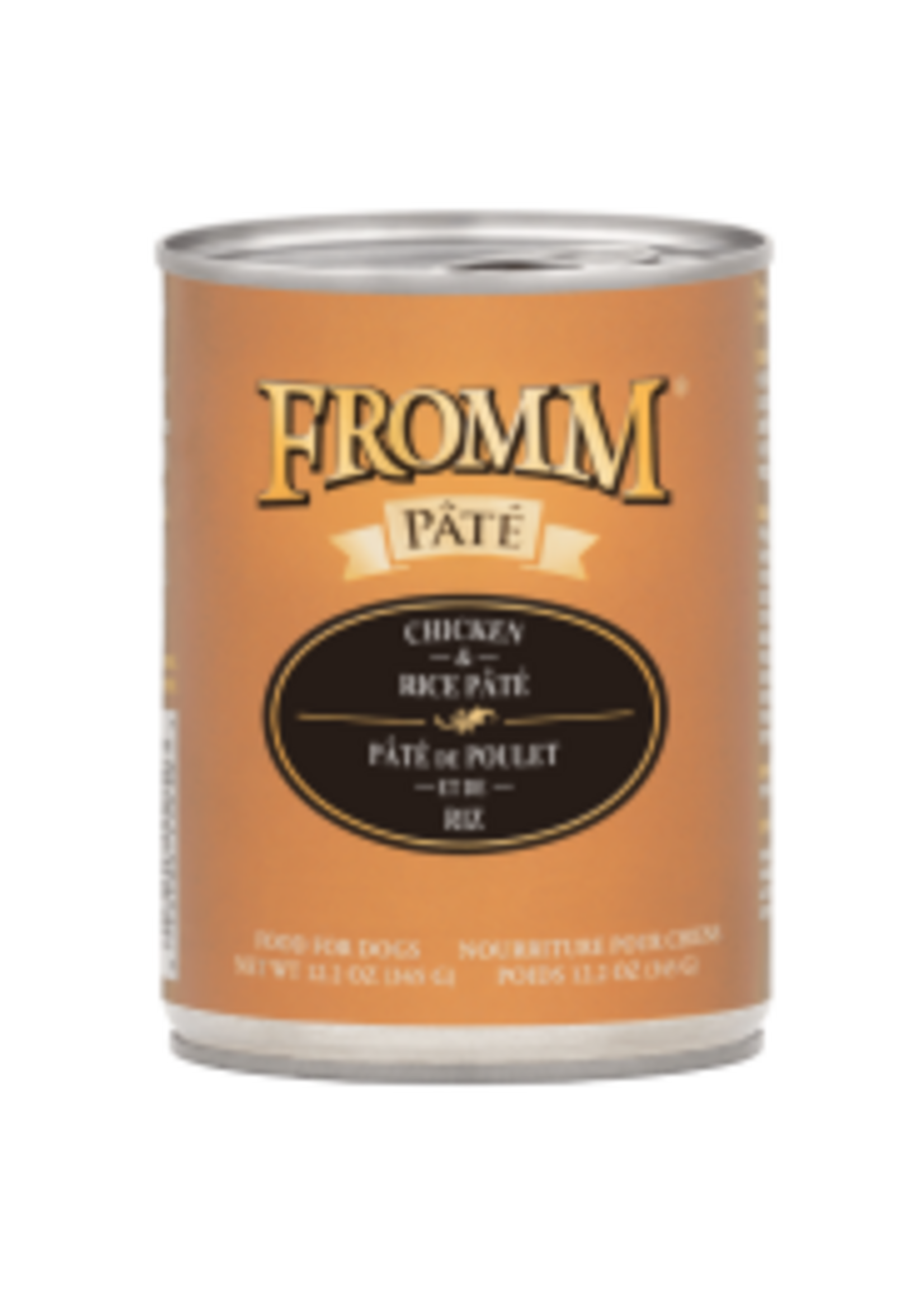 Fromm Family Pet Food Fromm Dog Chicken & Rice Pate 12.2oz single