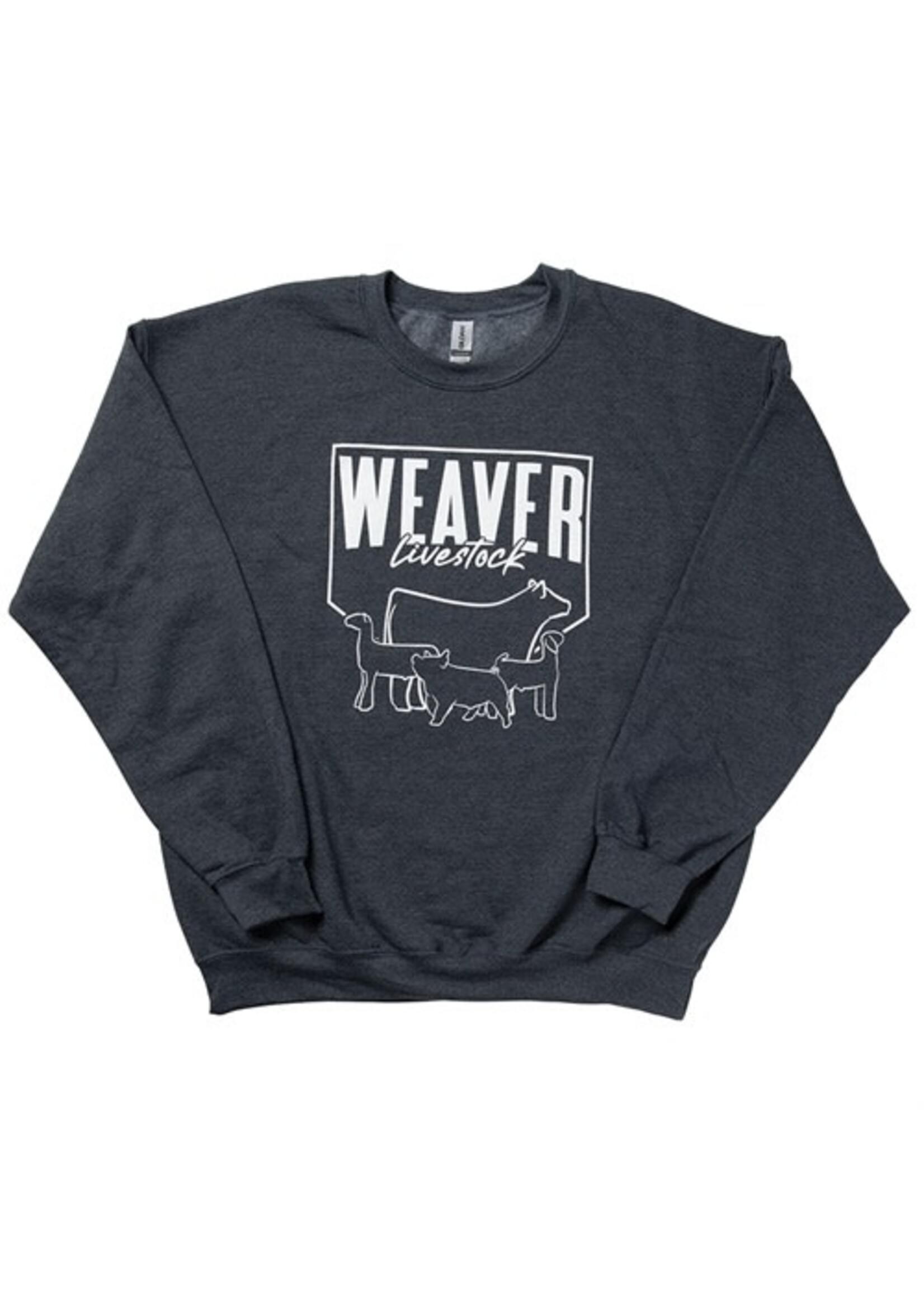 Weaver Livestock Weaver Livestock Crewneck Sweatshirt Grey
