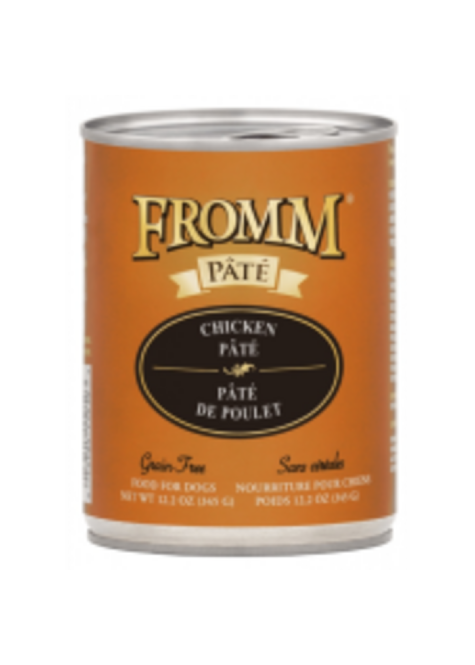 Fromm Family Pet Food Fromm Dog GF Chicken Pate 12oz case 12