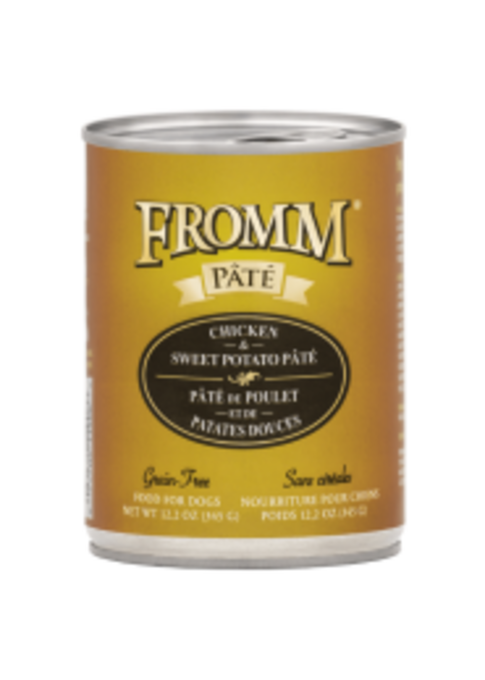 Fromm Family Pet Food Fromm Dog GF Chicken & Sweet Potato Pate 12.2 oz single