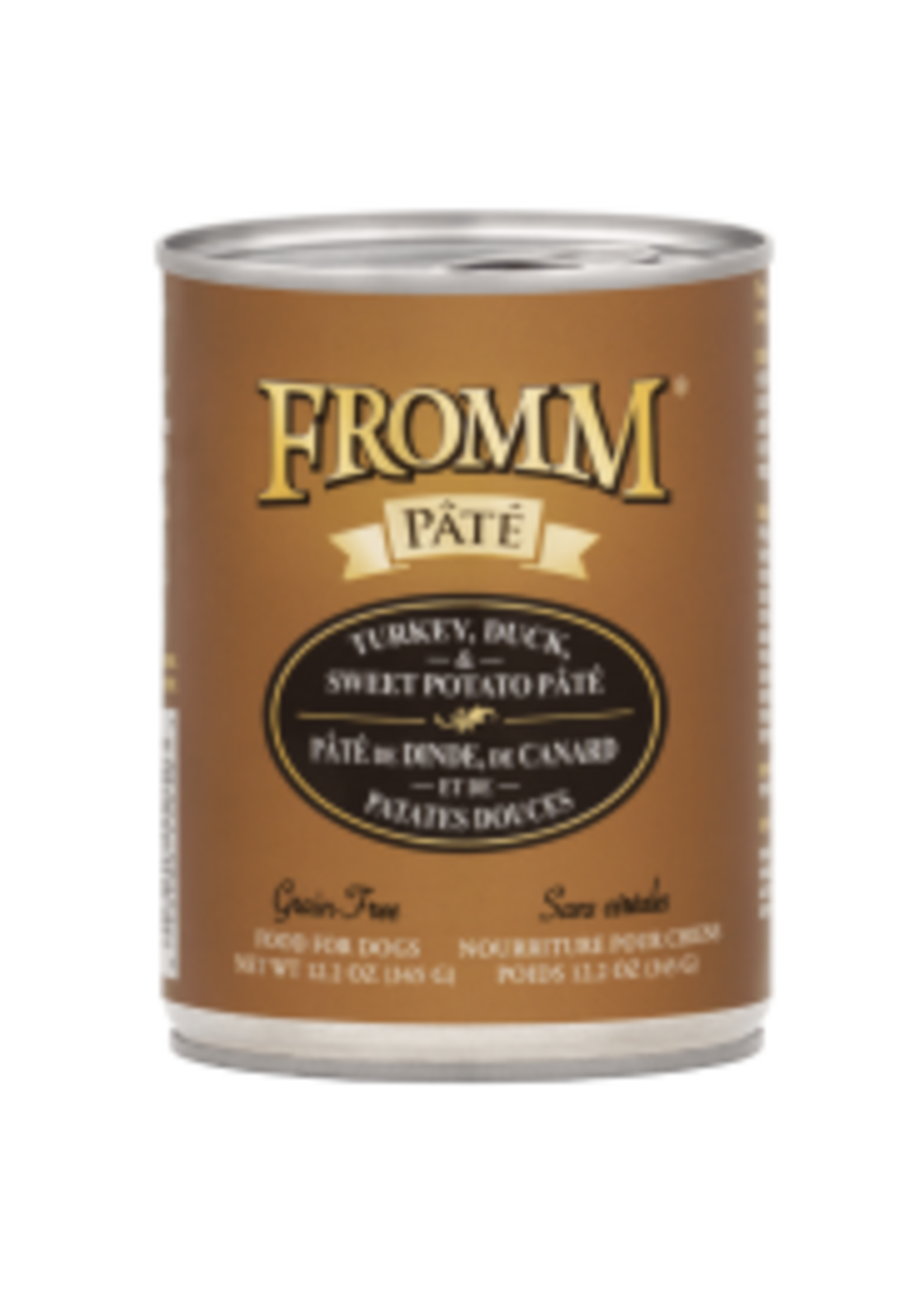 Fromm Family Pet Food Fromm Dog GF Turkey Duck & Sweet Potato 12.2oz case 12