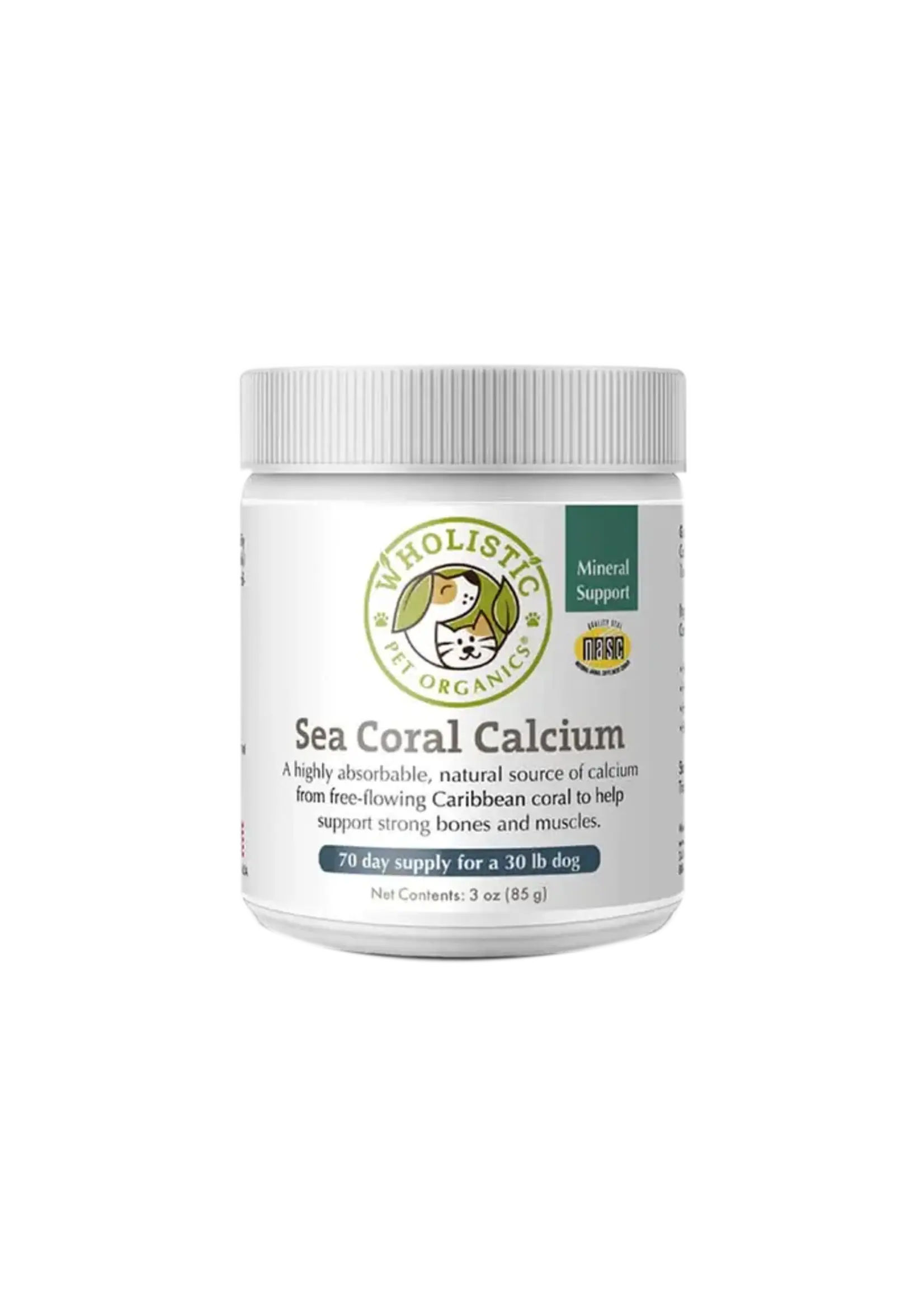 Wholistic Pet Organics Sea Coral Calcium 3oz