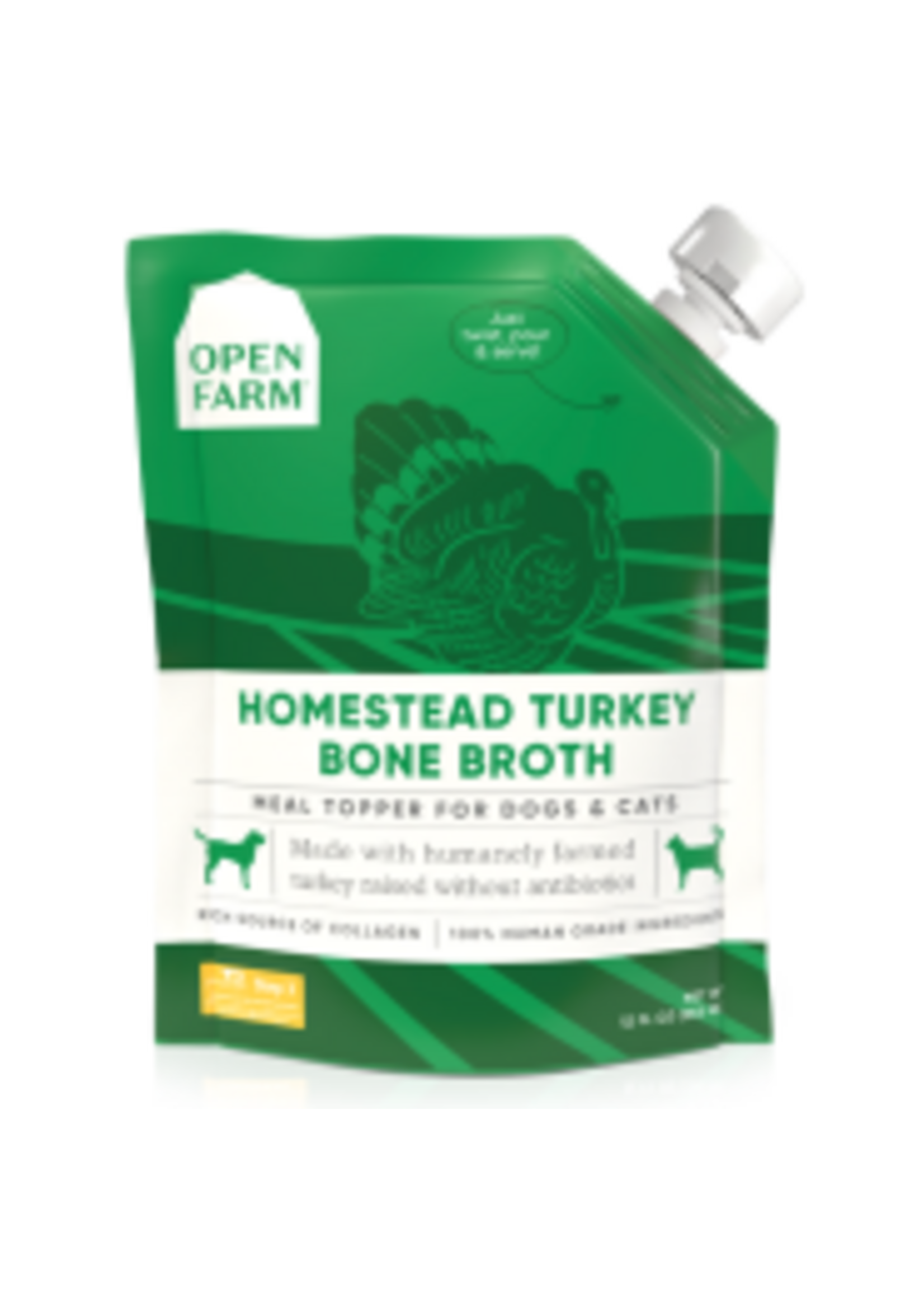 Open Farm Open Farm Dog/Cat Bone Broth Topper Homestead Turkey