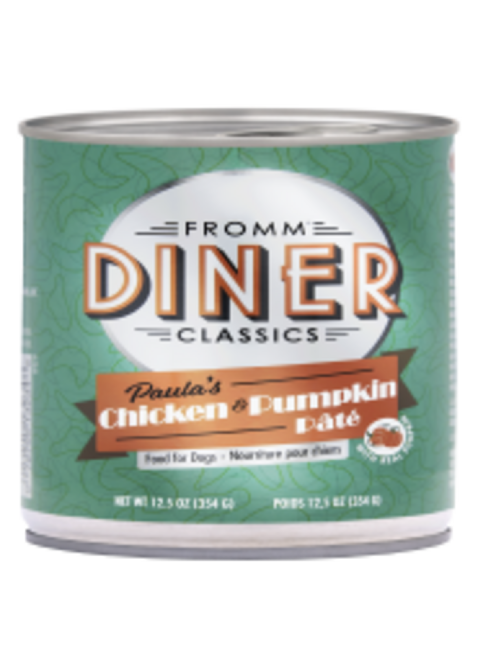 Fromm Family Pet Food Fromm Dog Diner Classics Paula's Chicken & Pumpkin Pate 12/12.5 oz