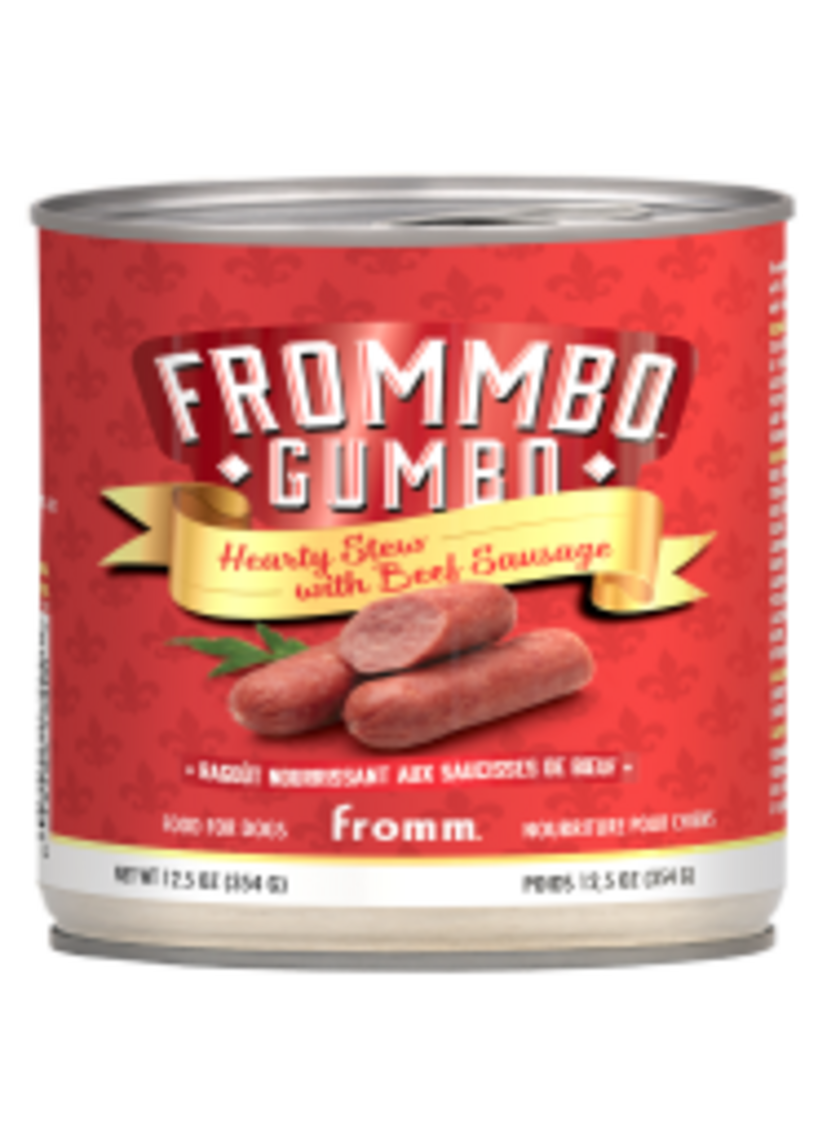 Fromm Family Pet Food Fromm Dog Frommbo Gumbo Hearty Stew w/ Beef Sausage 12.5 oz single